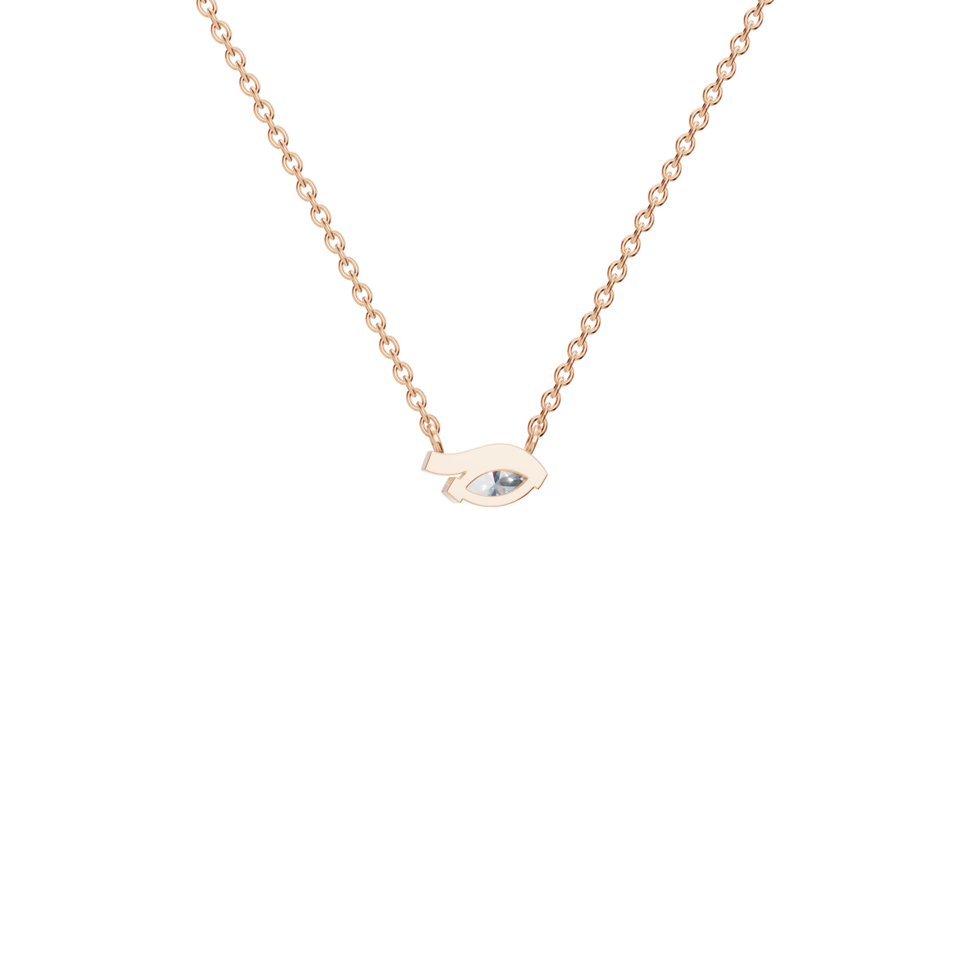 Graceful Luxe Arc Lab Grown Diamond Necklace – Premium Holiday Jewelry for Women