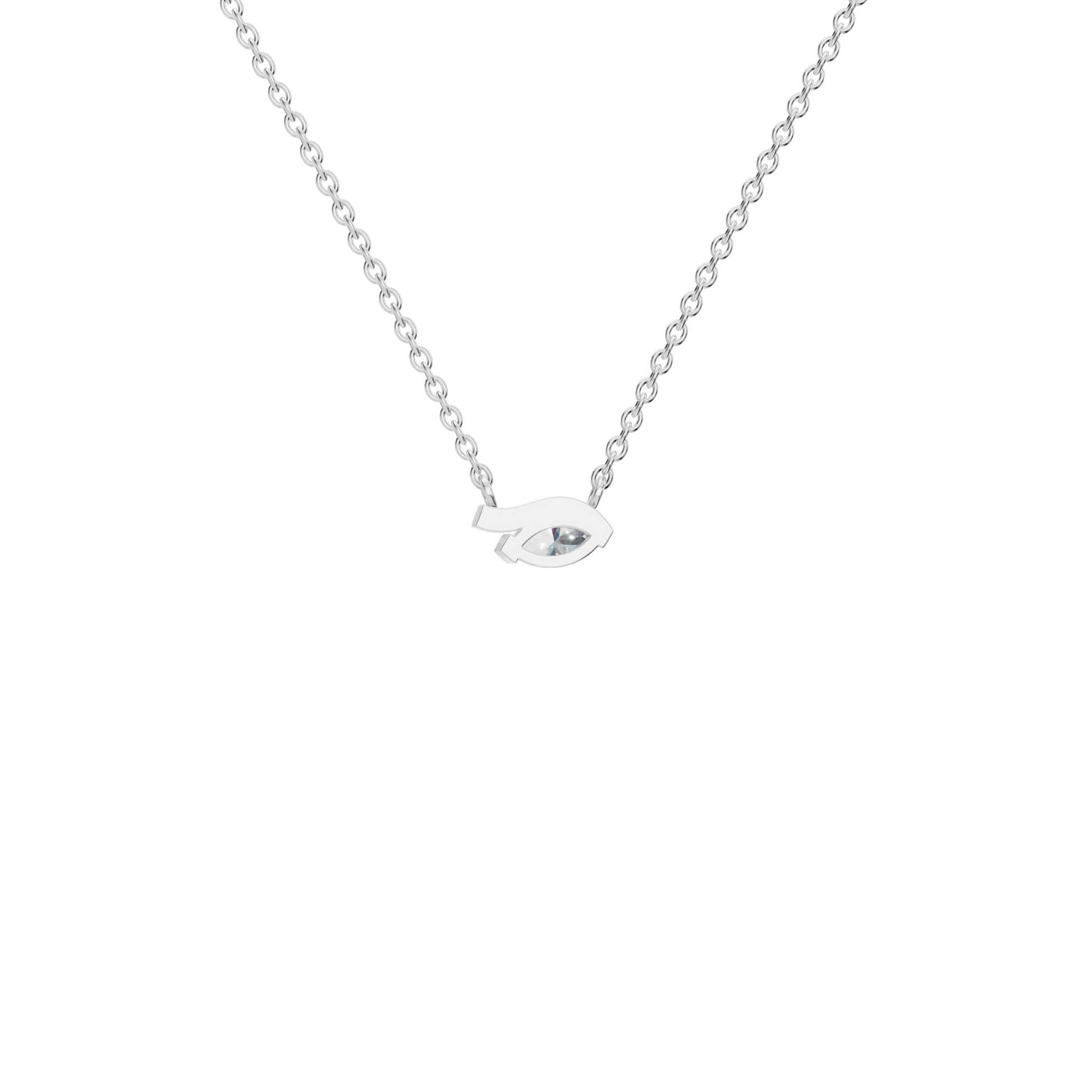 Graceful Luxe Arc Lab Grown Diamond Necklace – Premium Holiday Jewelry for Women