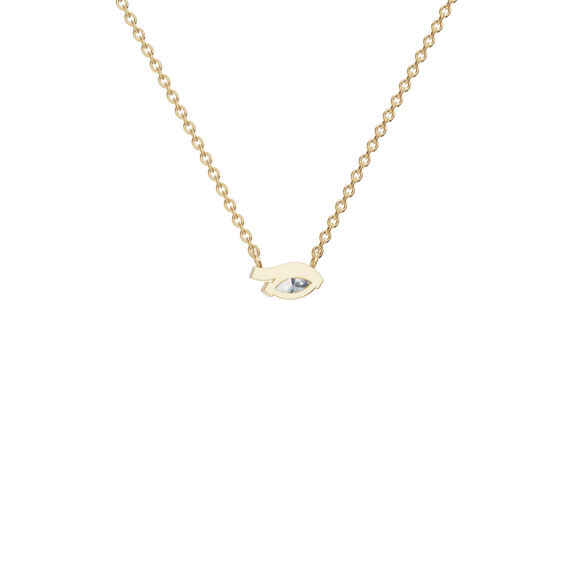 Graceful Luxe Arc Lab Grown Diamond Necklace – Premium Holiday Jewelry for Women