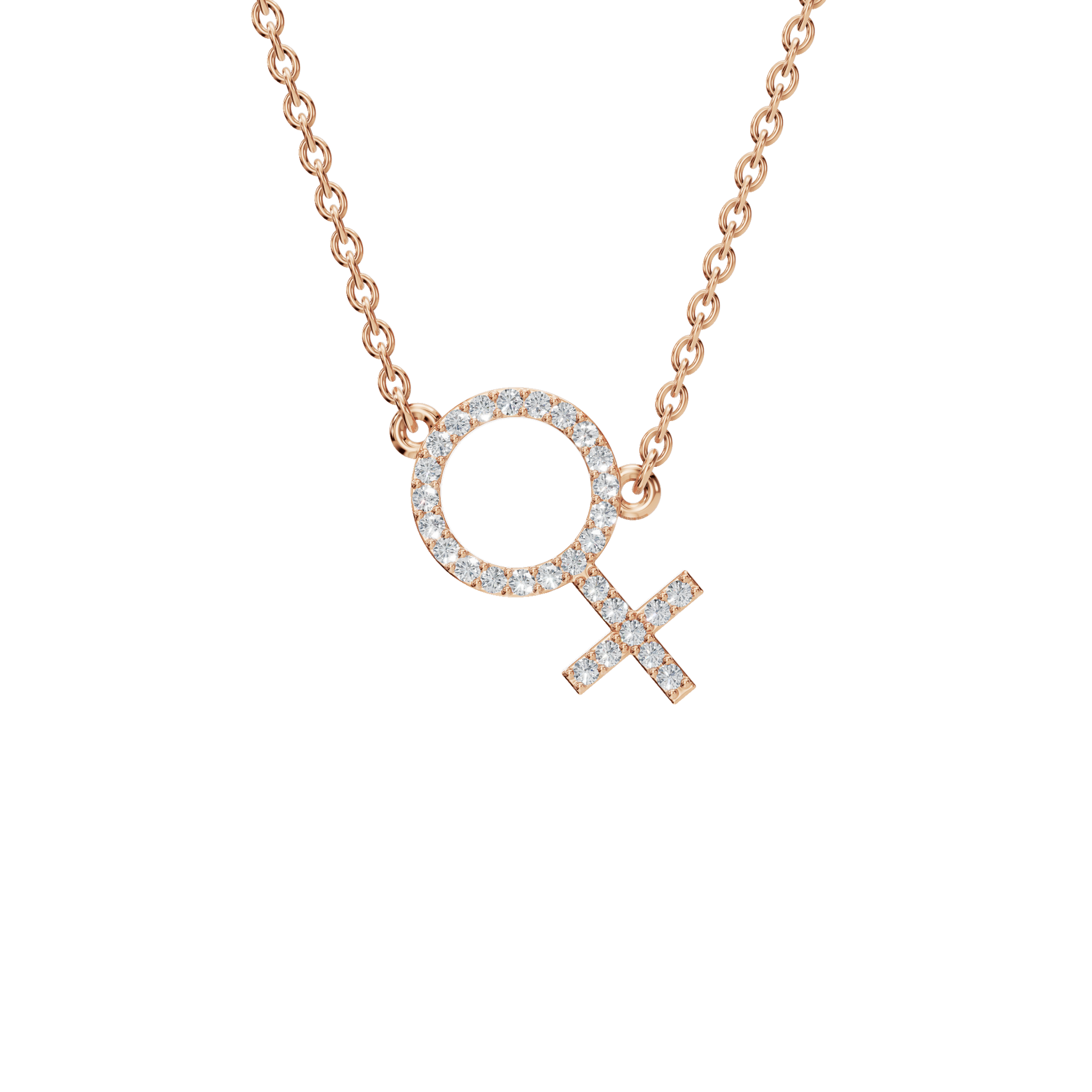 Venus Power Lab Grown Diamond Pendant Necklace