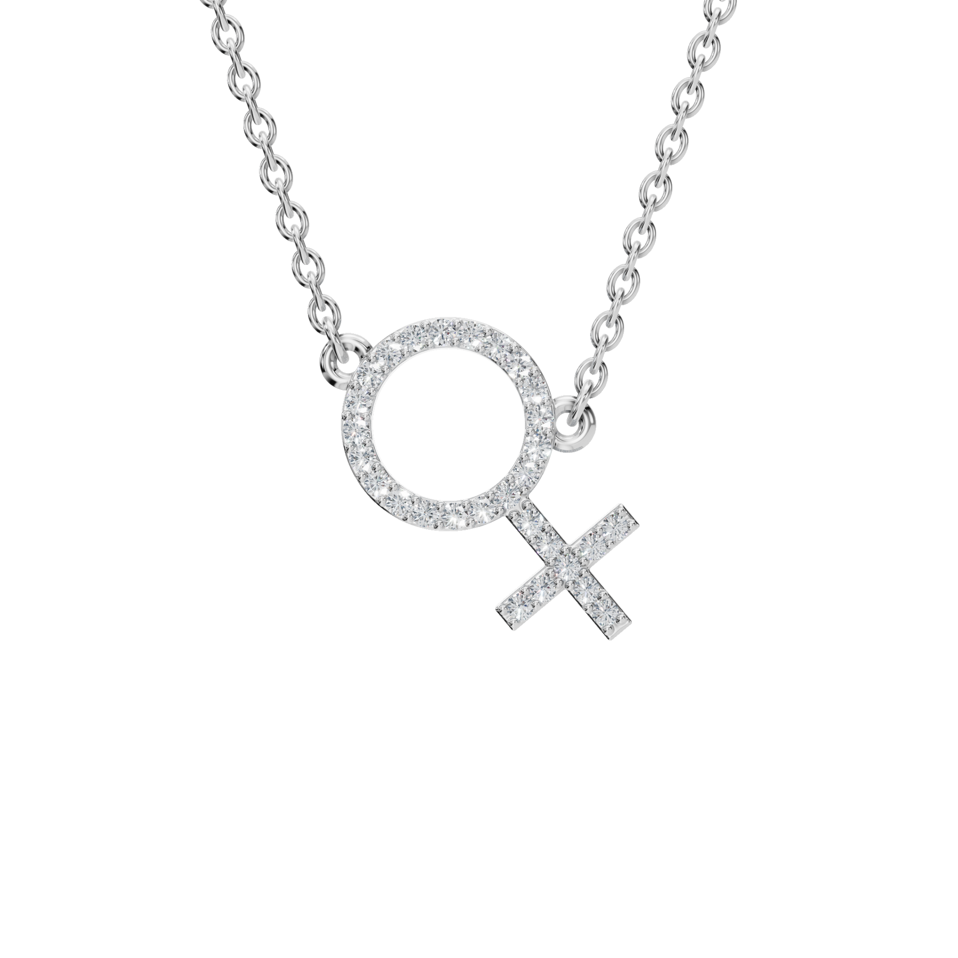 Venus Power Lab Grown Diamond Pendant Necklace