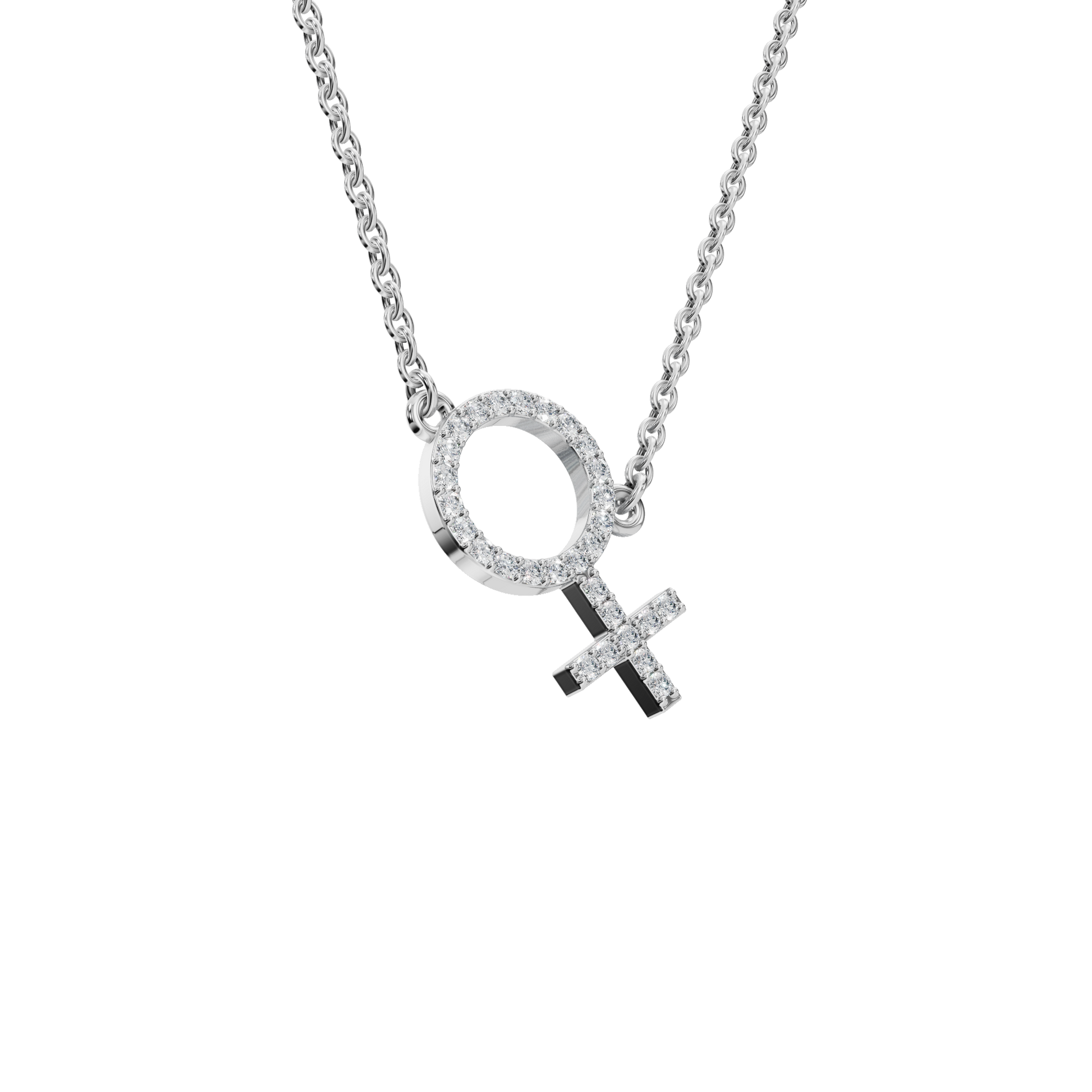 Venus Power Lab Grown Diamond Pendant Necklace