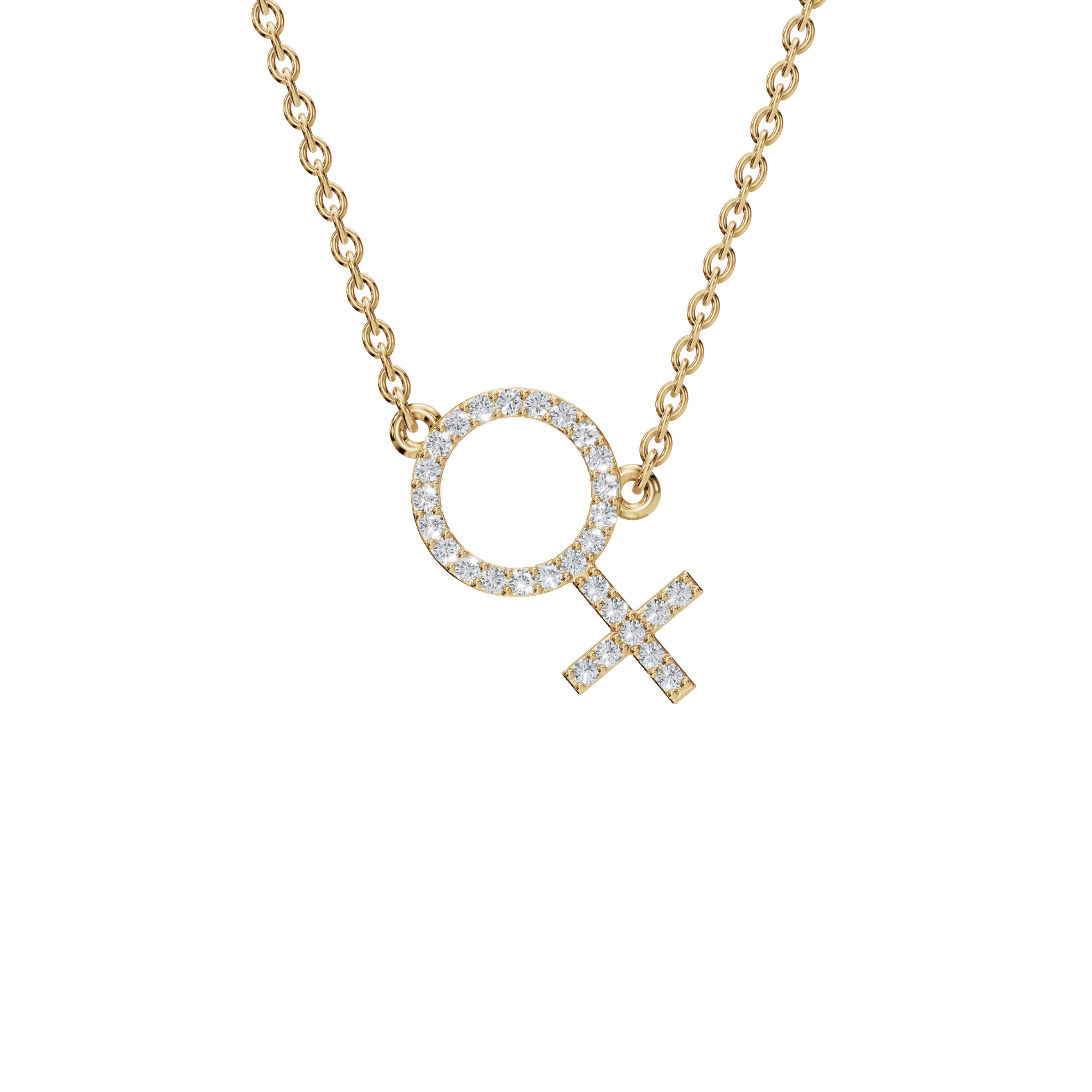 Venus Power Lab Grown Diamond Pendant Necklace