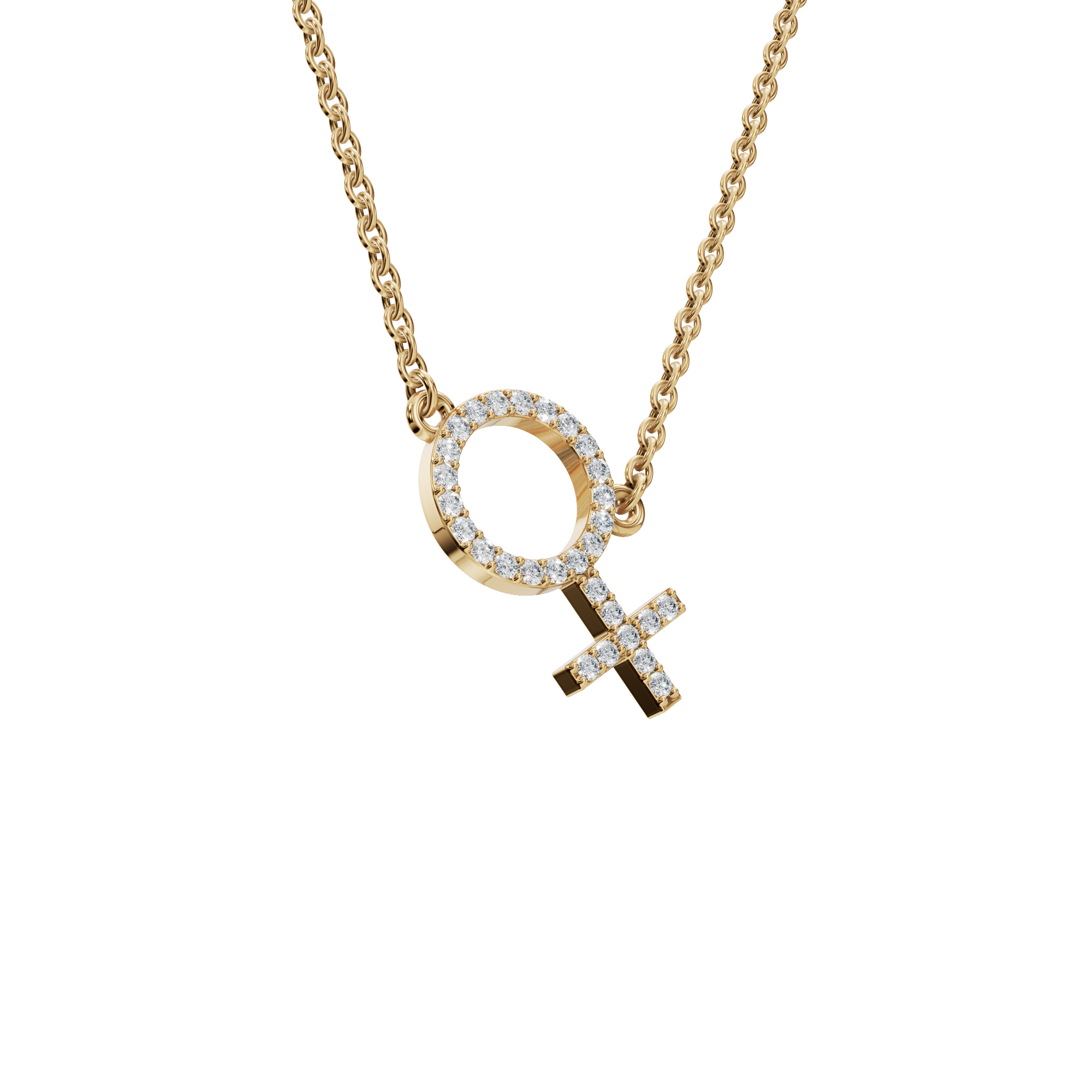 Venus Power Lab Grown Diamond Pendant Necklace