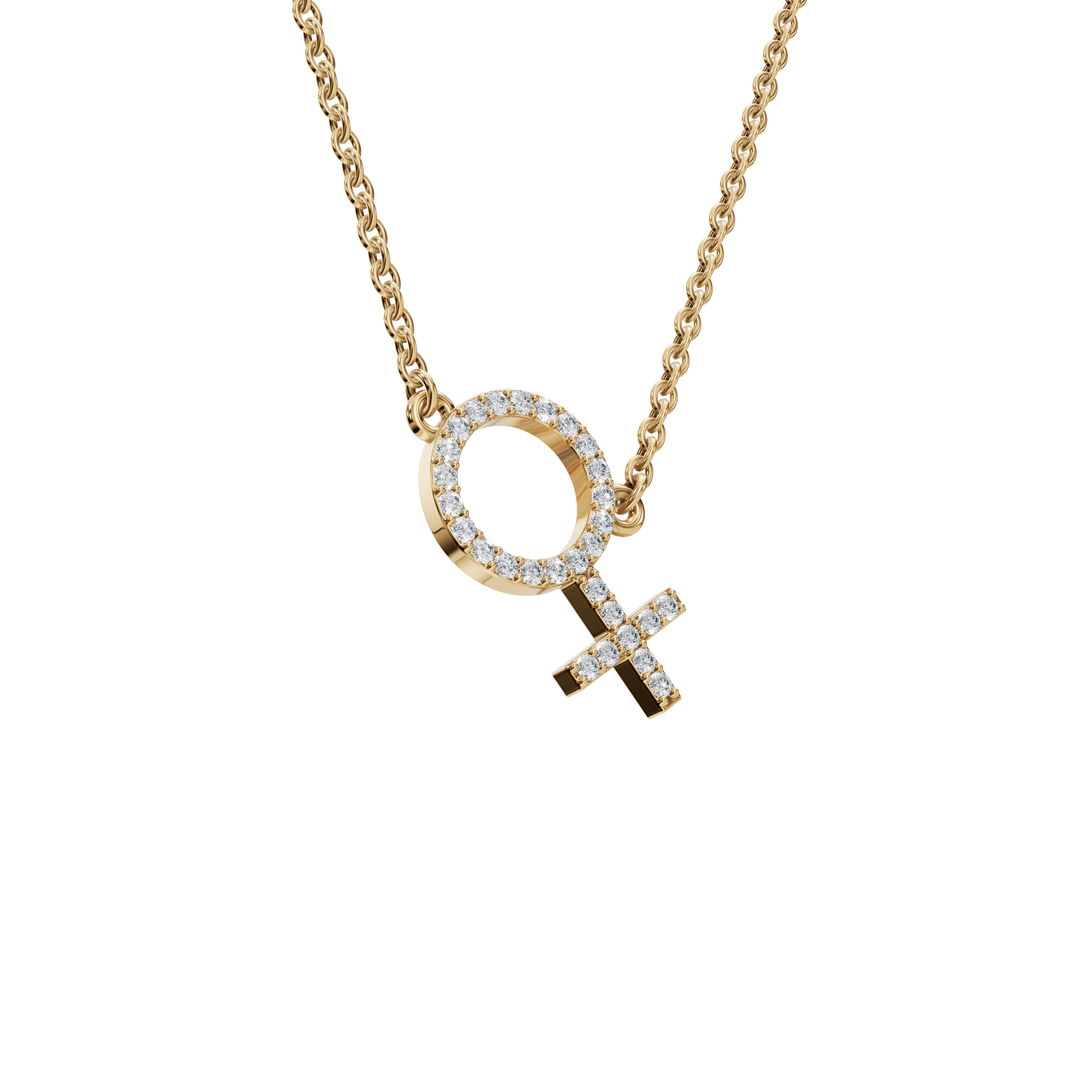 Venus Power Lab Grown Diamond Pendant Necklace