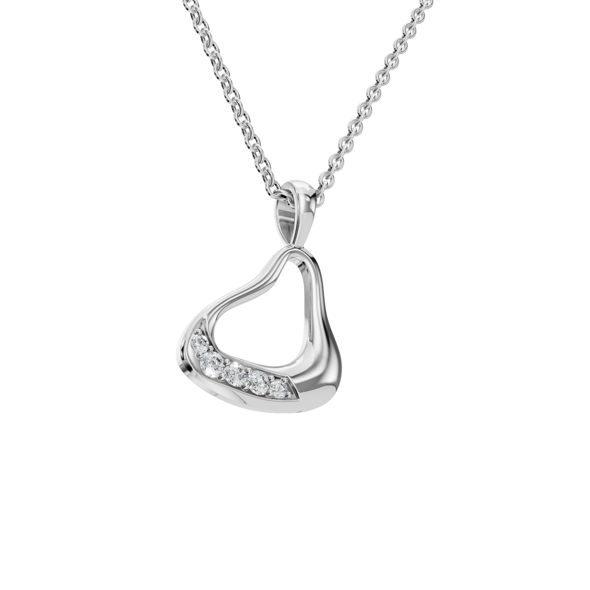 Eternal Brilliance Lab Grown Diamond Pendant Necklace – Elegant USA Festival Gift for Her