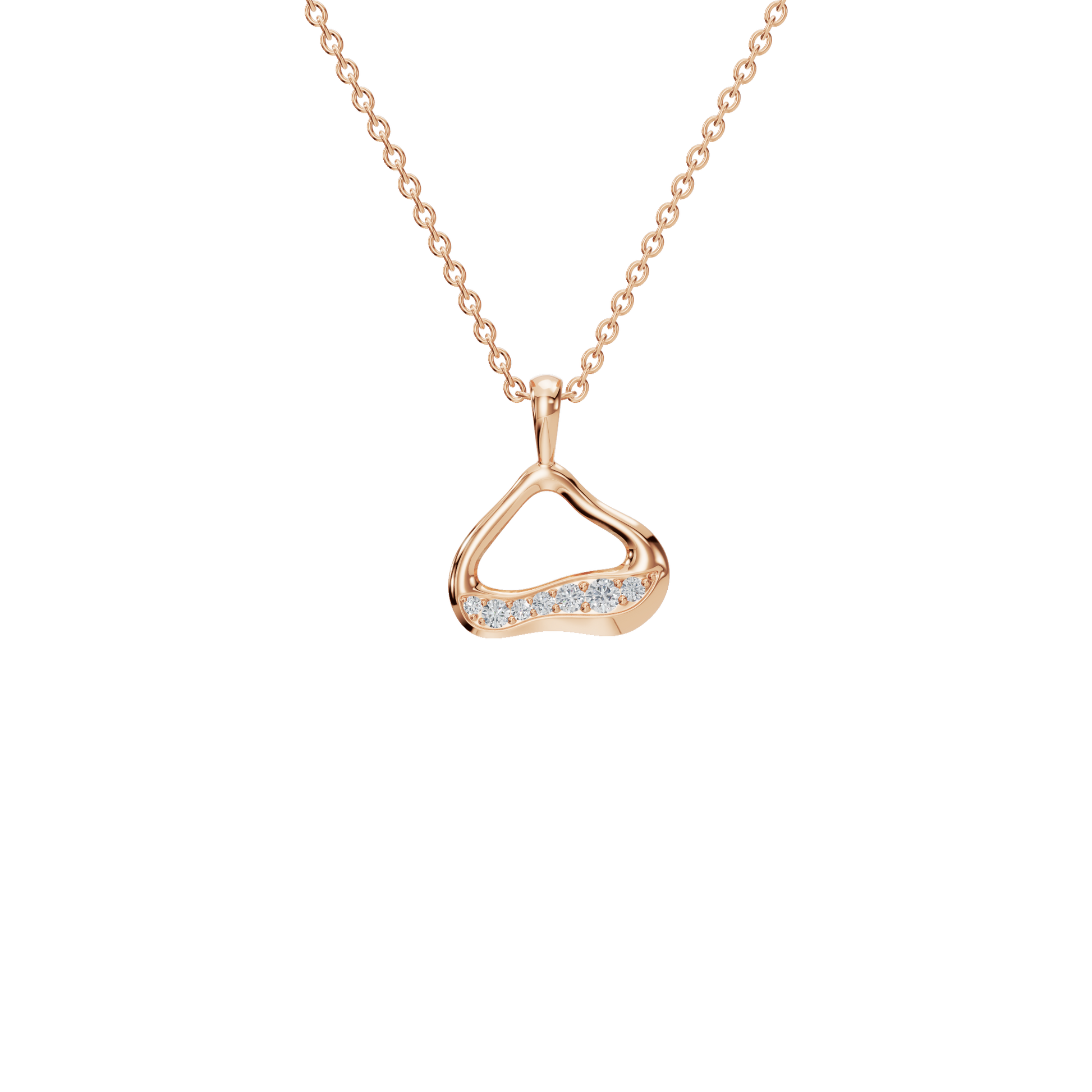 Eternal Wave Lab Grown Diamond Pendant Necklace