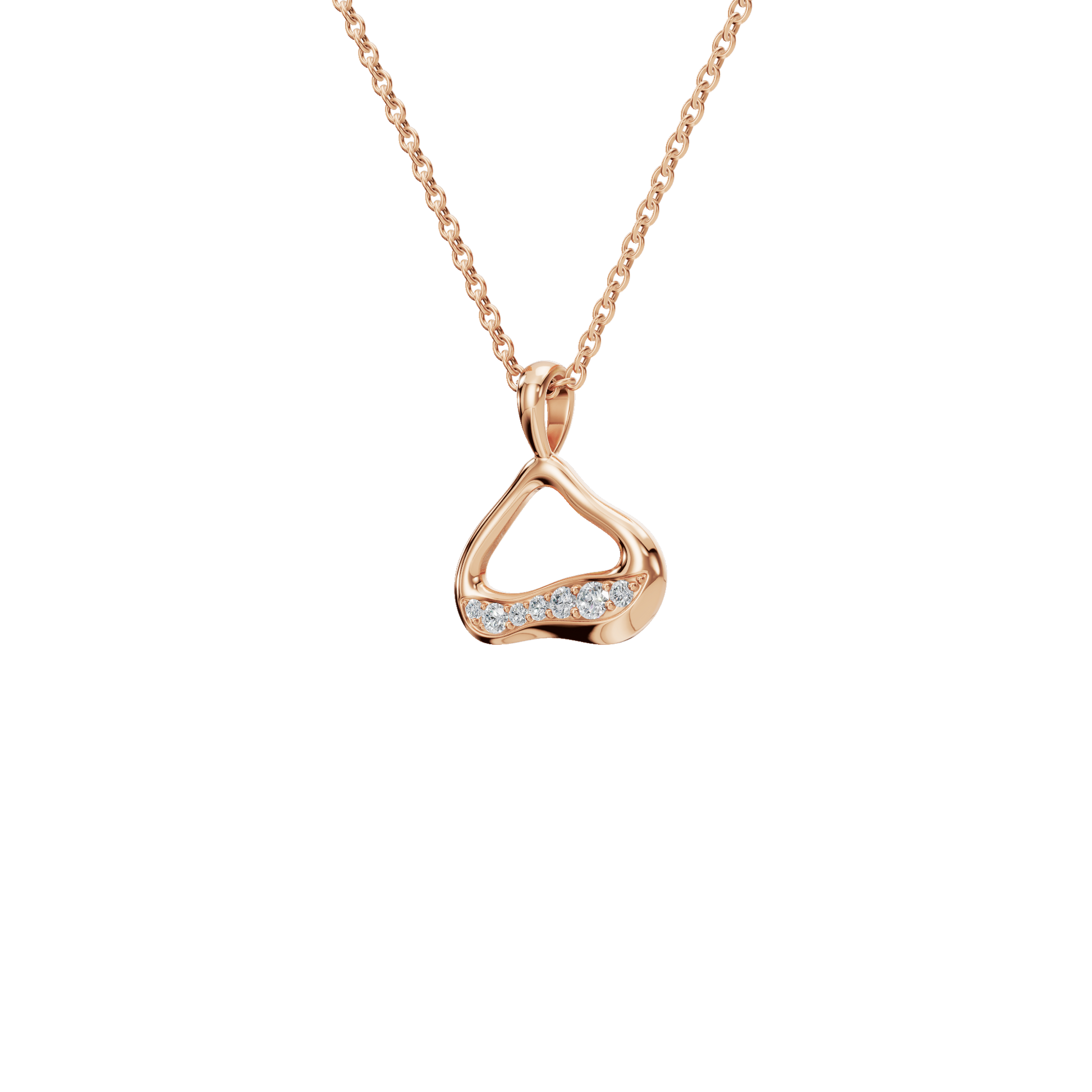 Eternal Wave Lab Grown Diamond Pendant Necklace