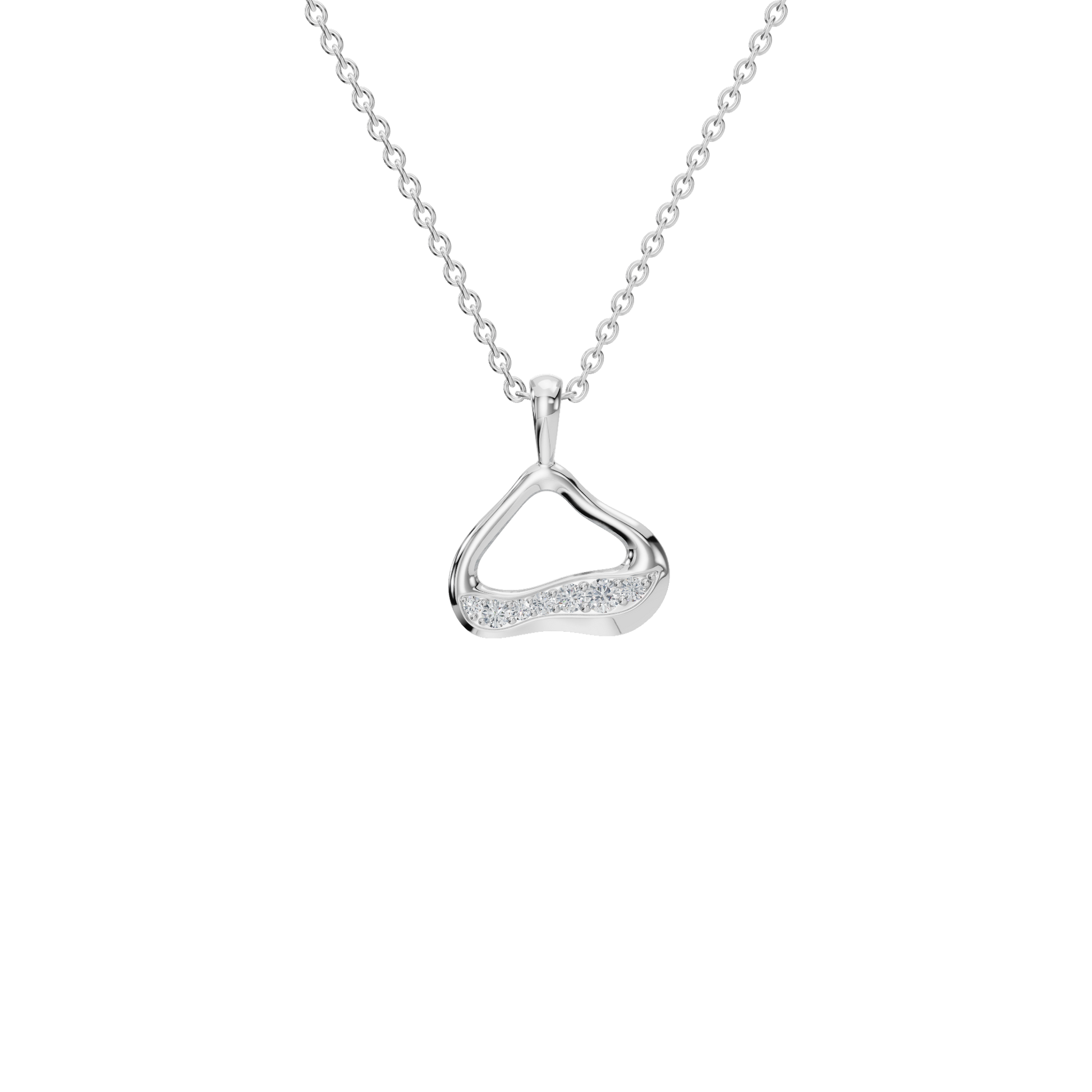 Eternal Wave Lab Grown Diamond Pendant Necklace
