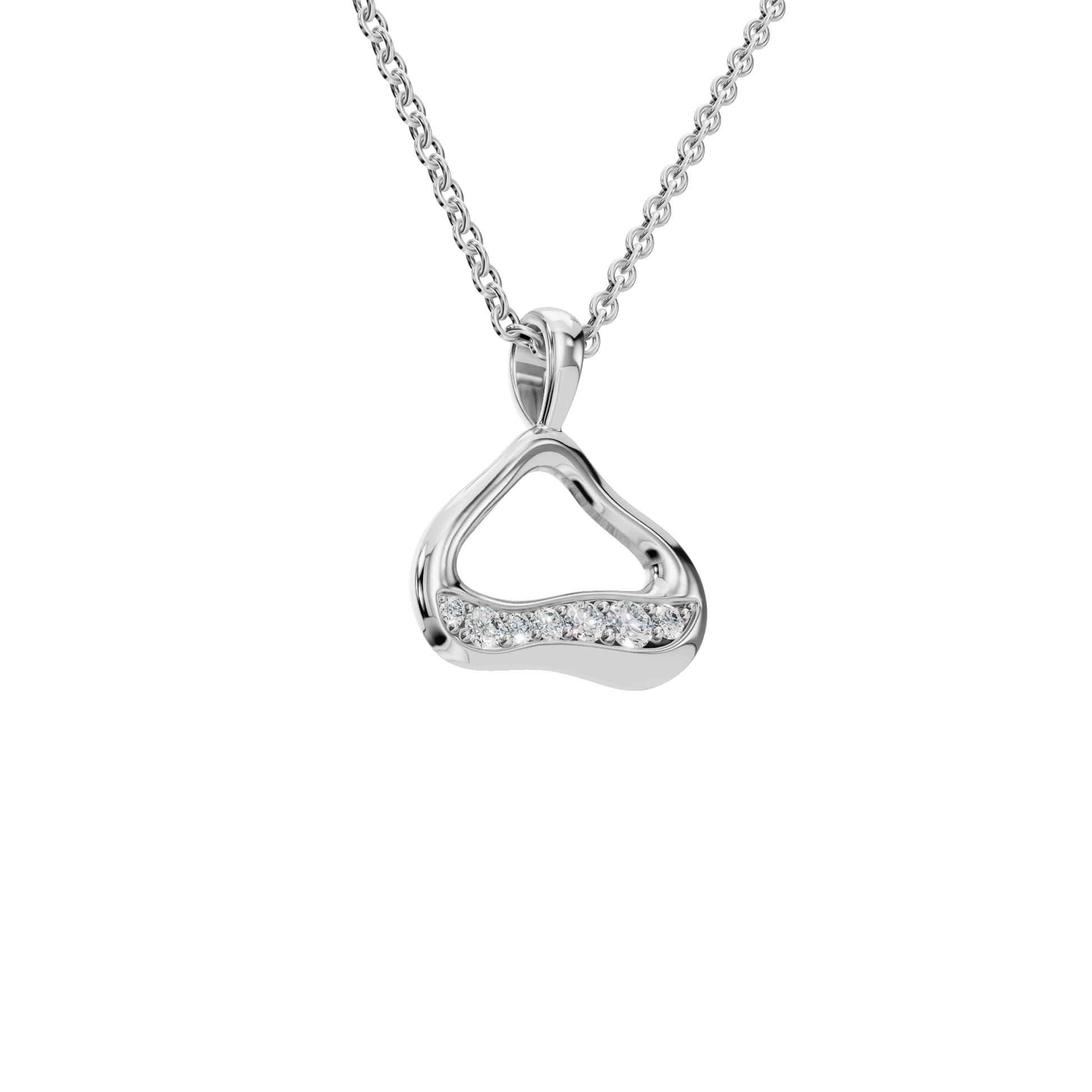 Eternal Wave Lab Grown Diamond Pendant Necklace