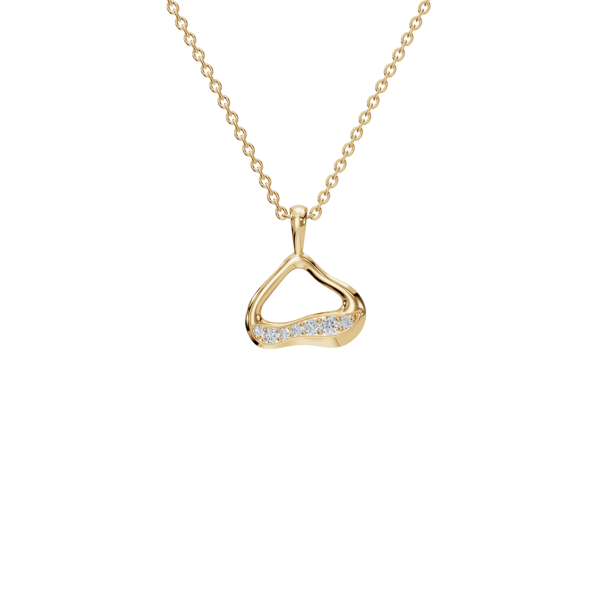 Eternal Wave Lab Grown Diamond Pendant Necklace