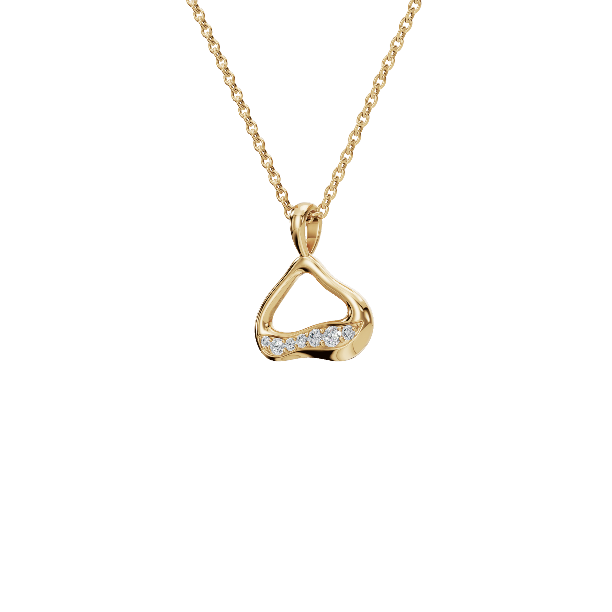 Eternal Wave Lab Grown Diamond Pendant Necklace