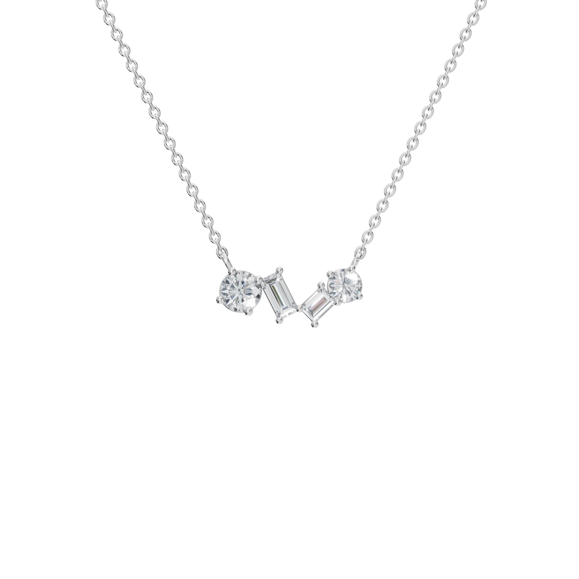 Chic Lab Grown Diamond Pendant Necklace – Minimal Luxury Gift for USA Festivals