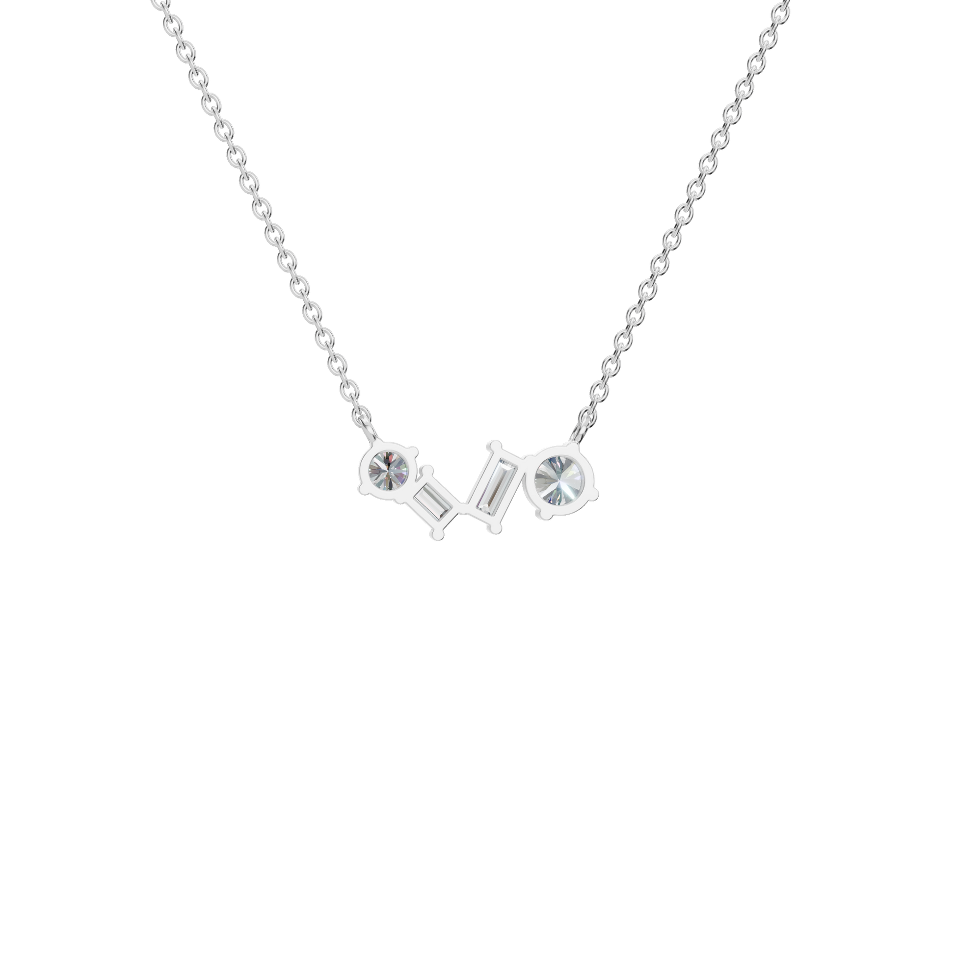 Chic Lab Grown Diamond Pendant Necklace – Minimal Luxury Gift for USA Festivals