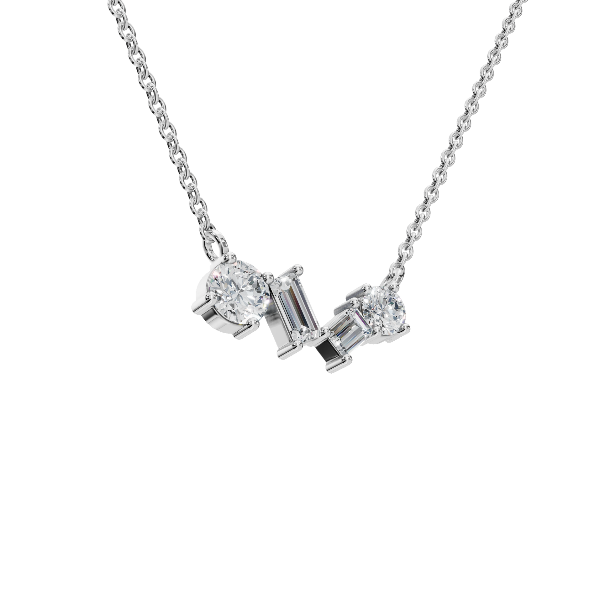 Chic Lab Grown Diamond Pendant Necklace – Minimal Luxury Gift for USA Festivals