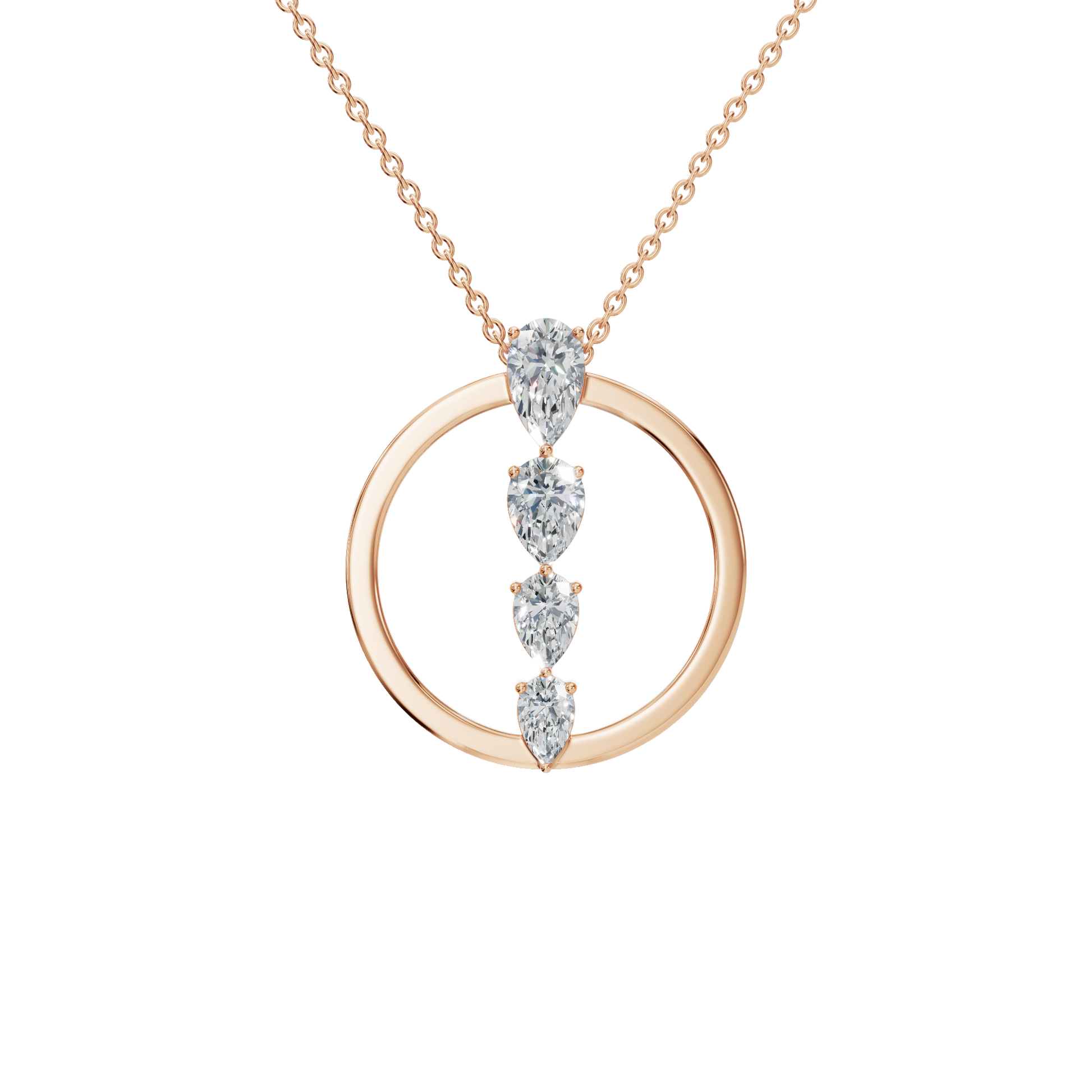 Pear Diamond Necklace – Meaningful Mother’s Day Gift