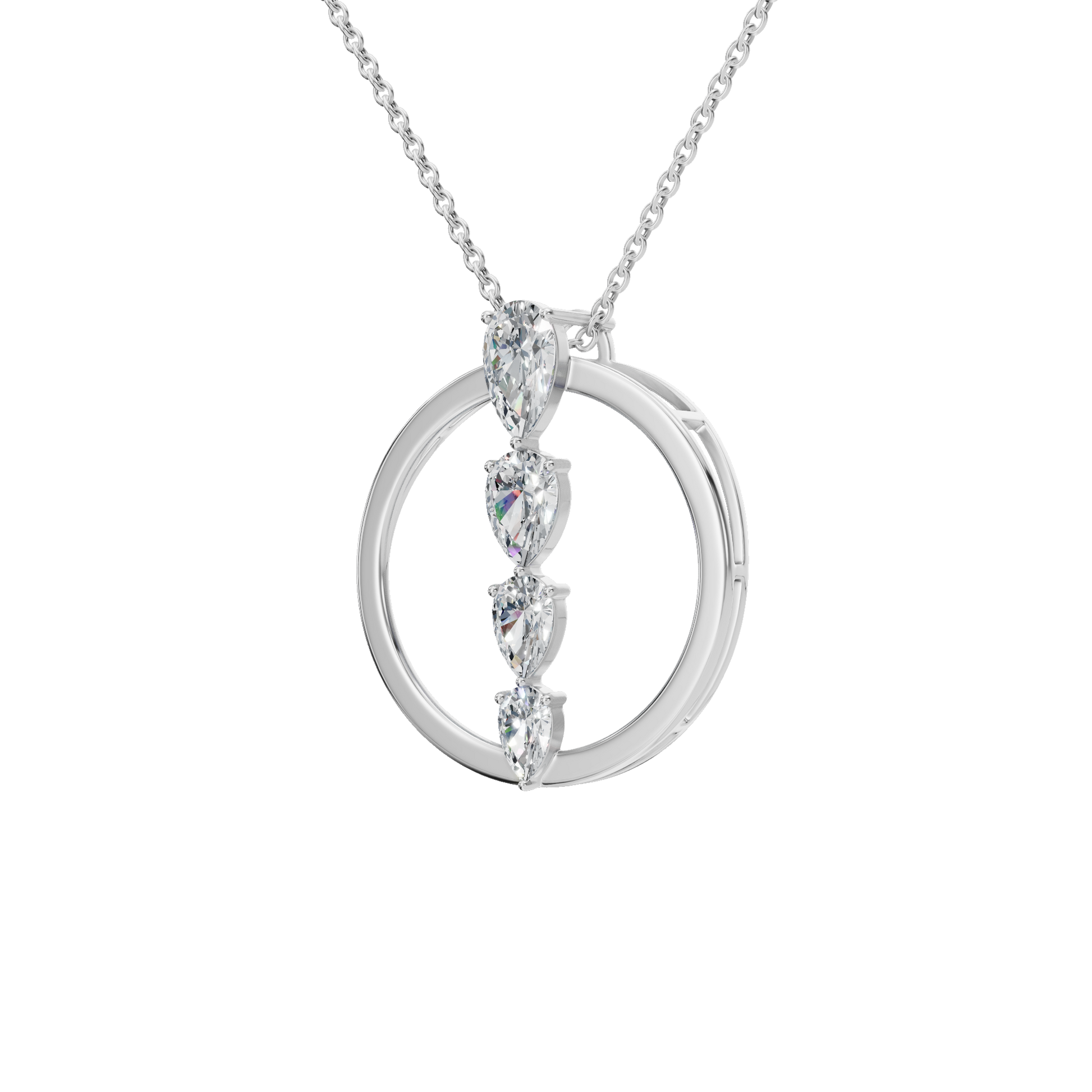 Pear Diamond Necklace – Meaningful Mother’s Day Gift