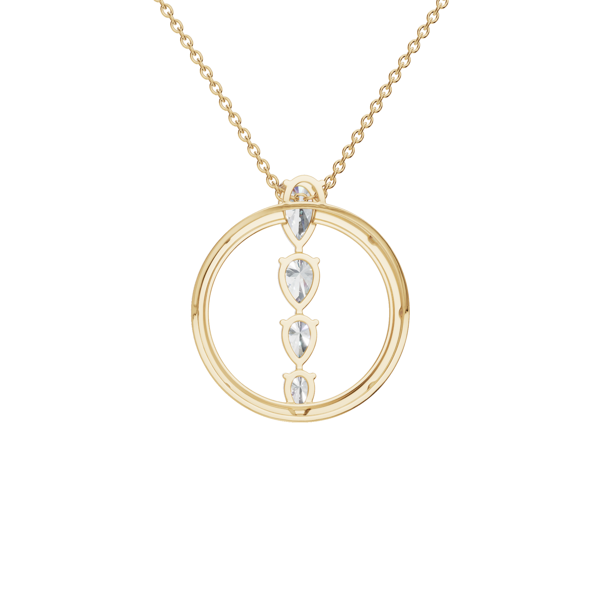 Pear Diamond Necklace – Meaningful Mother’s Day Gift