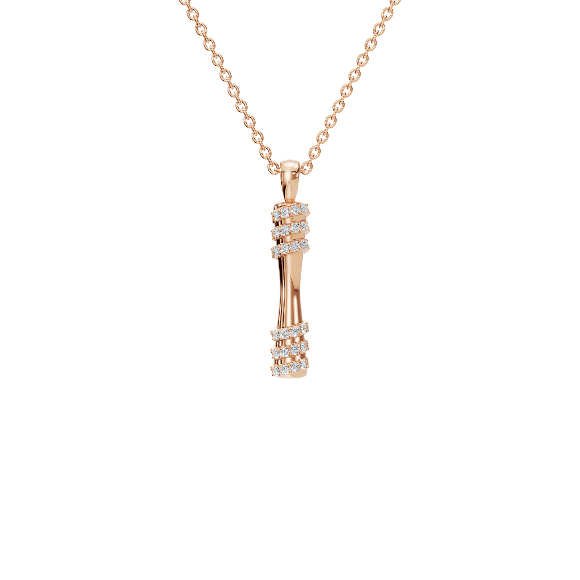 Festive Diamond Pendant Necklace – Elegant Holiday Gift Jewelry for Valentine’s Day