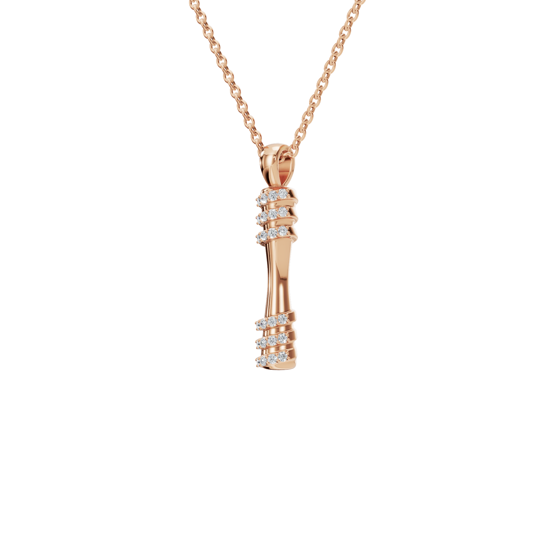 Festive Diamond Pendant Necklace – Elegant Holiday Gift Jewelry for Valentine’s Day