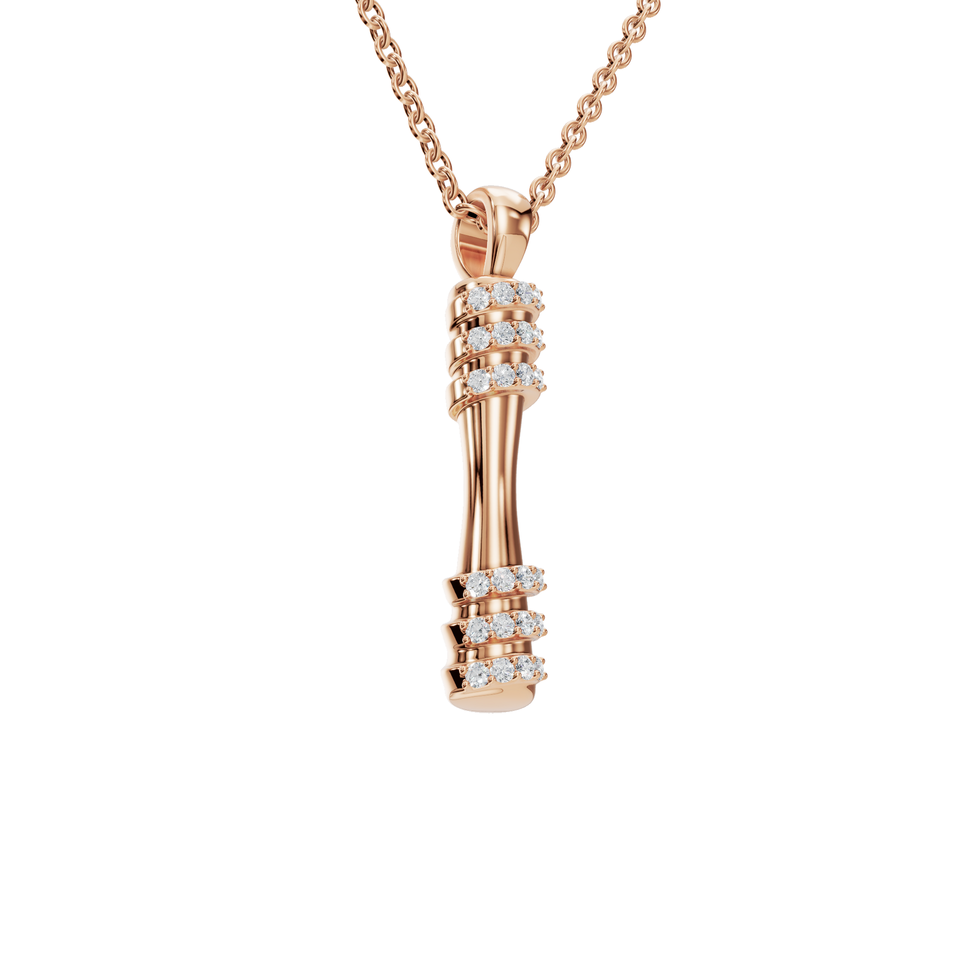 Festive Diamond Pendant Necklace – Elegant Holiday Gift Jewelry for Valentine’s Day