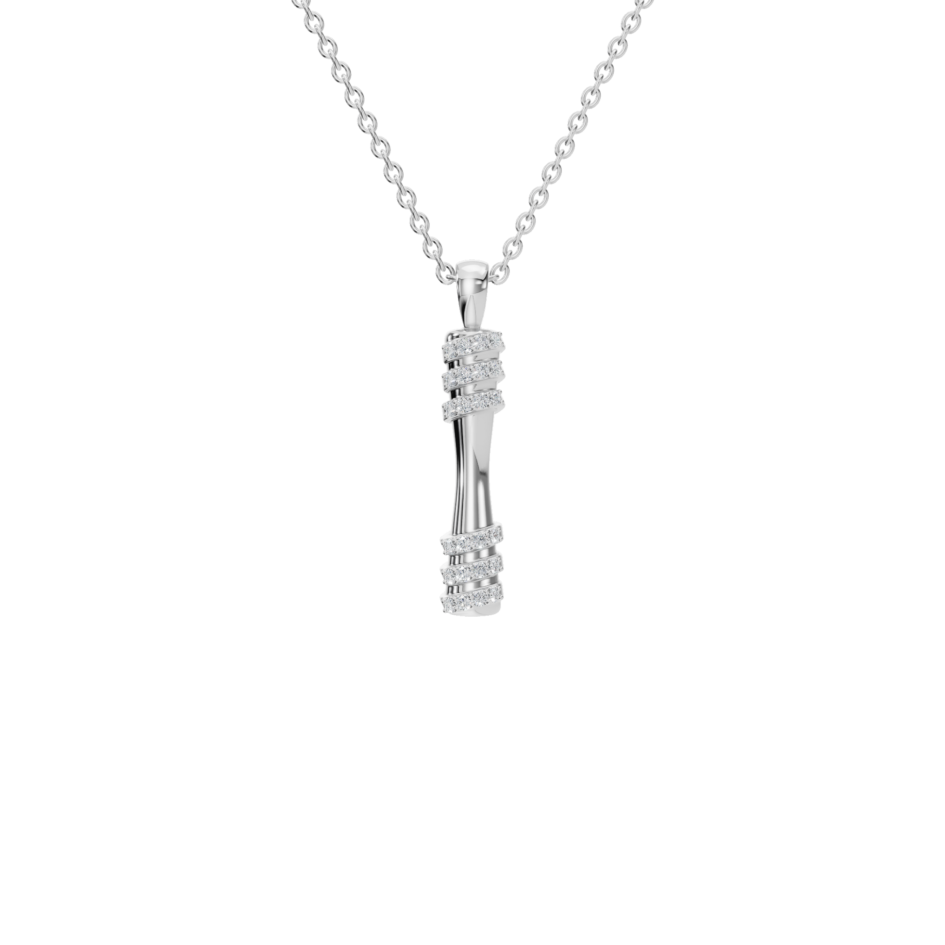 Festive Diamond Pendant Necklace – Elegant Holiday Gift Jewelry for Valentine’s Day