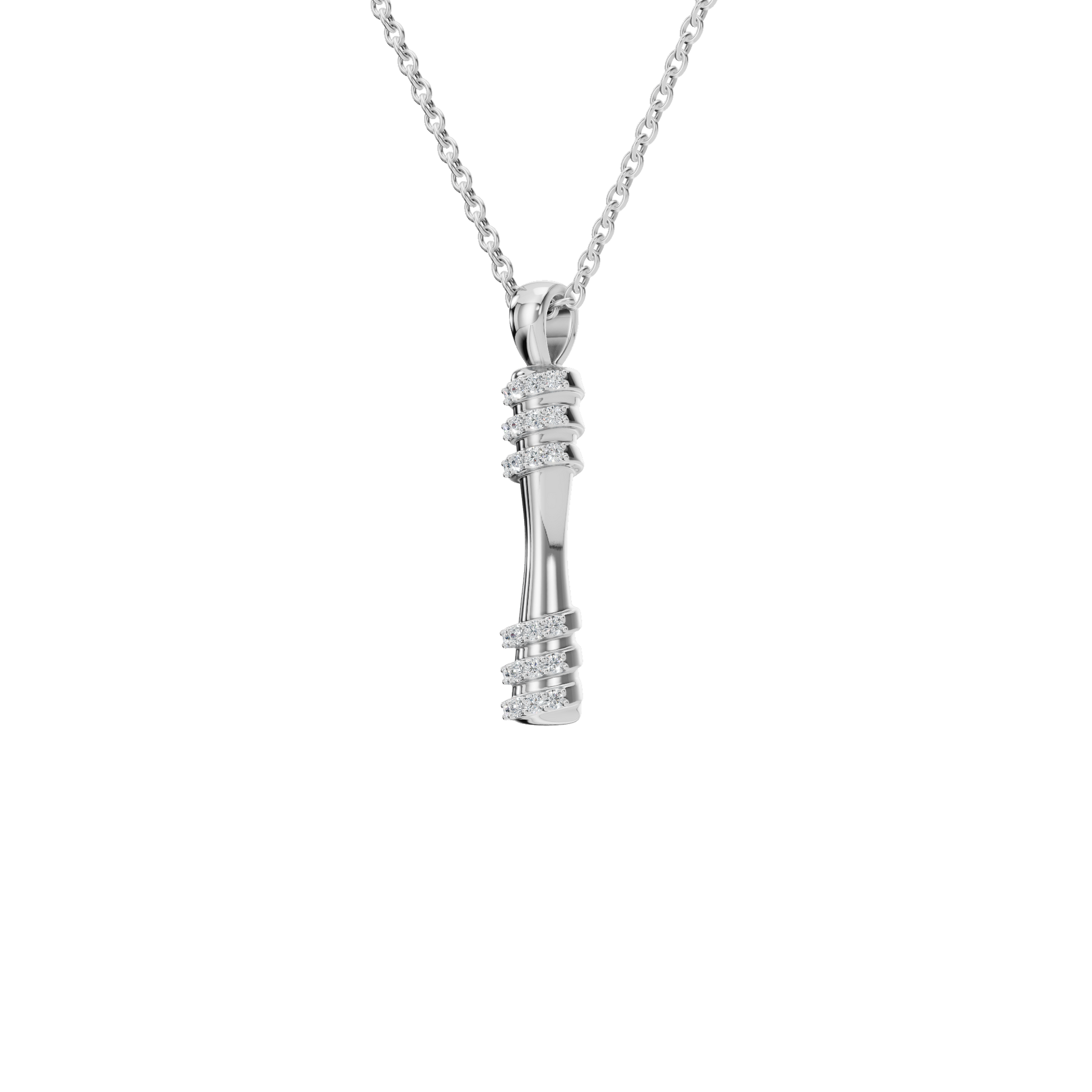 Festive Diamond Pendant Necklace – Elegant Holiday Gift Jewelry for Valentine’s Day