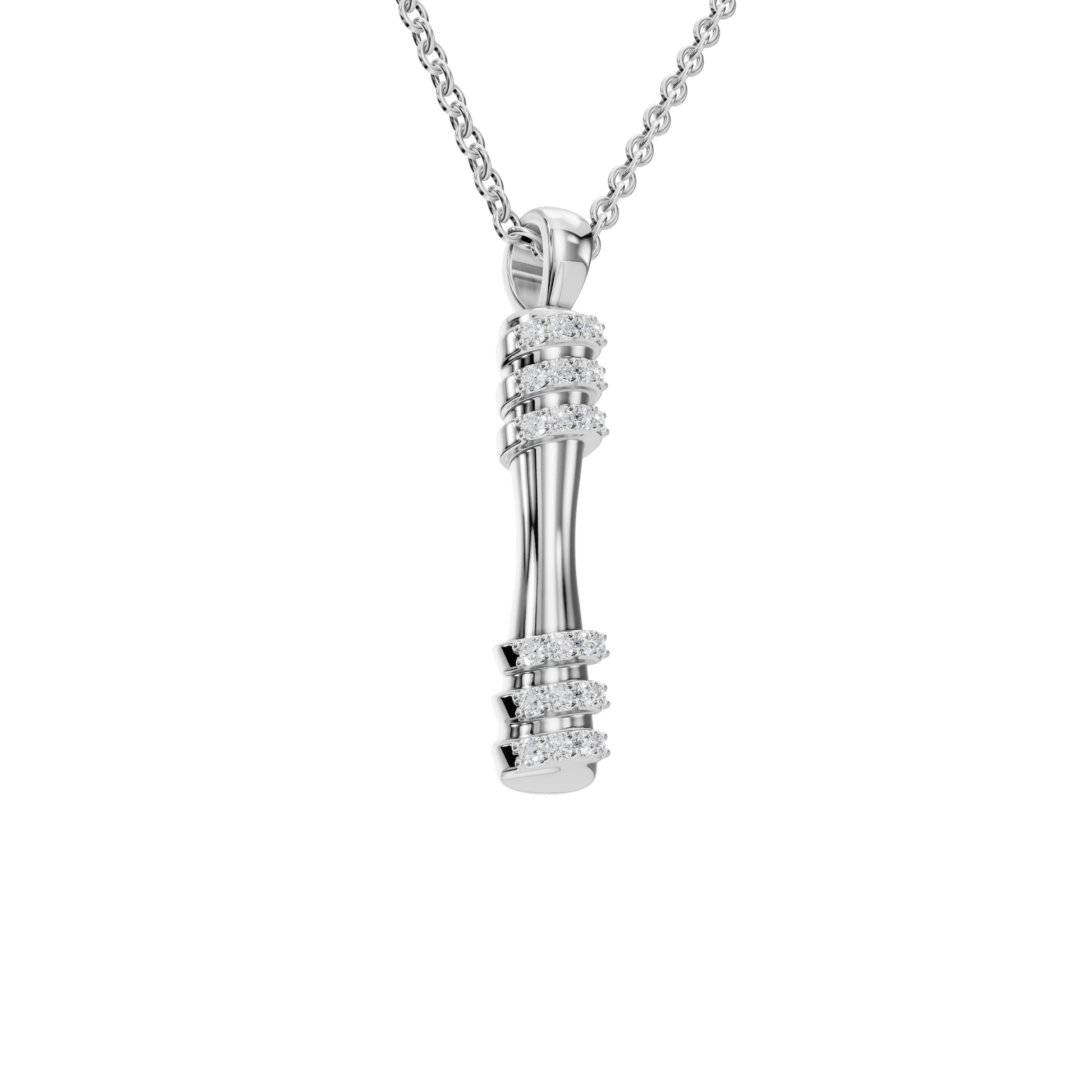 Festive Diamond Pendant Necklace – Elegant Holiday Gift Jewelry for Valentine’s Day