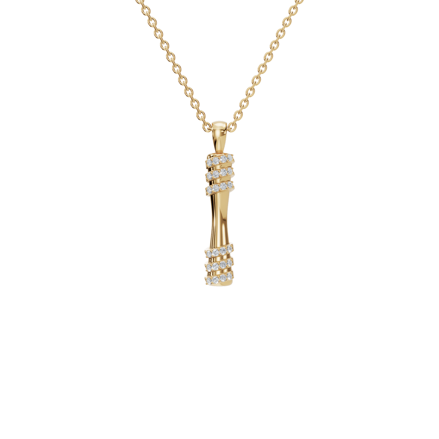 Festive Diamond Pendant Necklace – Elegant for Valentine’s Day