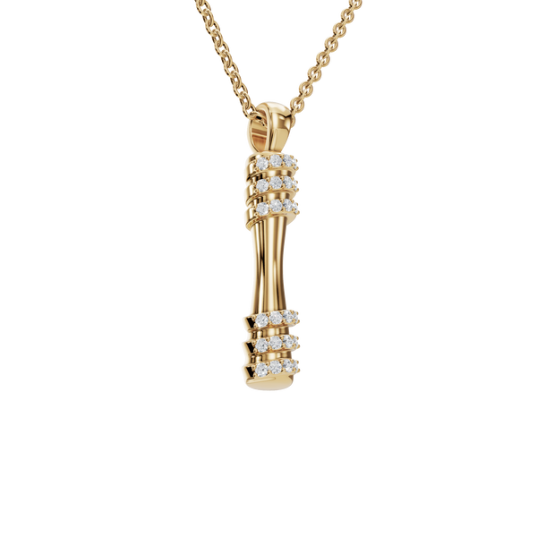Festive Diamond Pendant Necklace – Elegant for Valentine’s Day