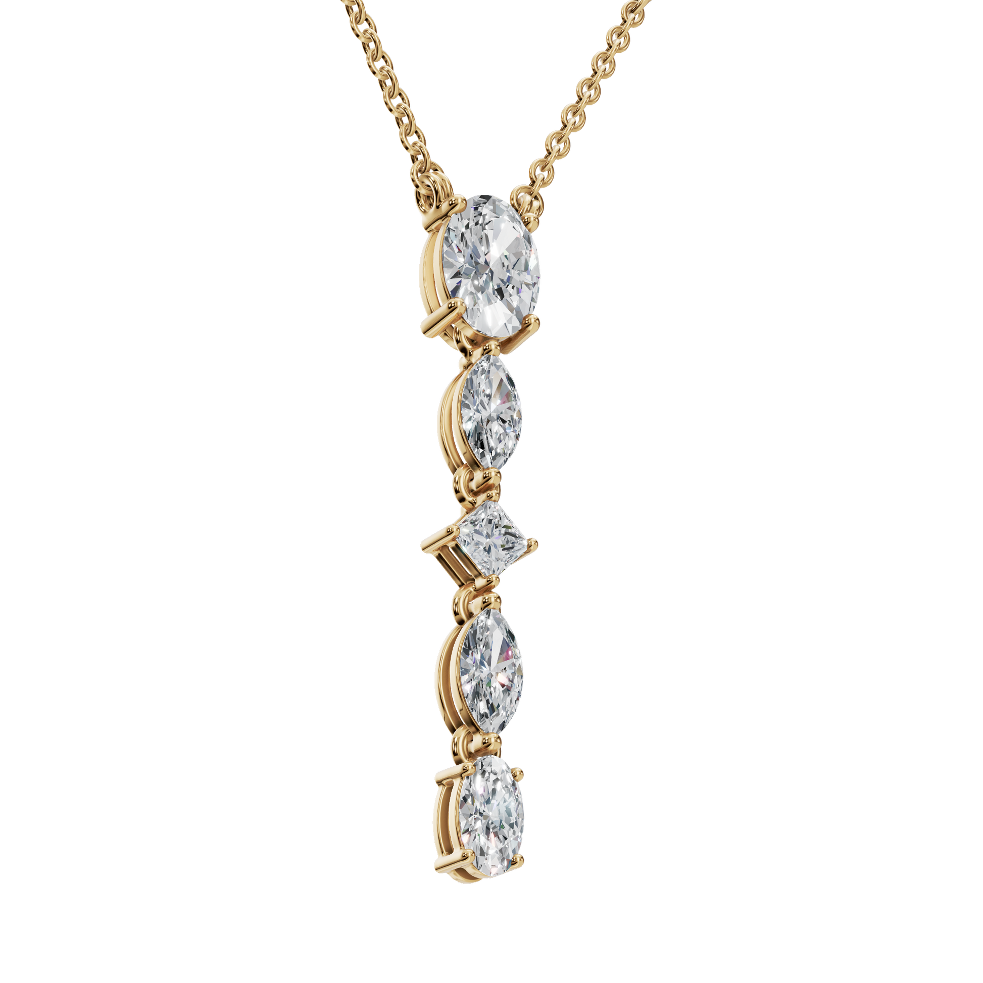 Diamond Lariat Necklace – Timeless Gift