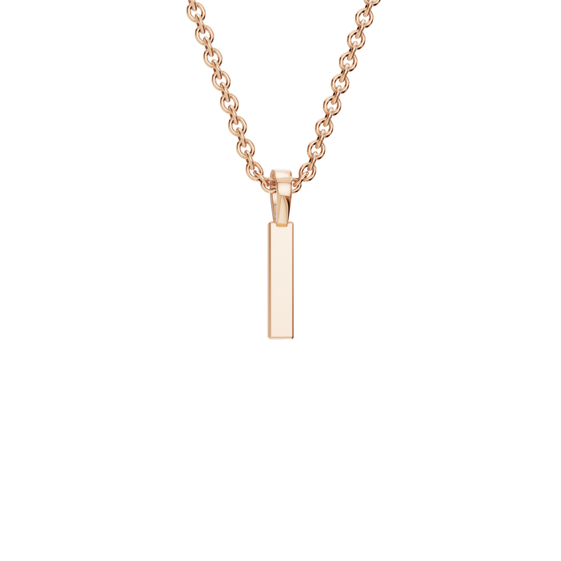 Minimal Diamond Bar Pendant  in Gold – Elegant Holiday Jewelry Gift for Her