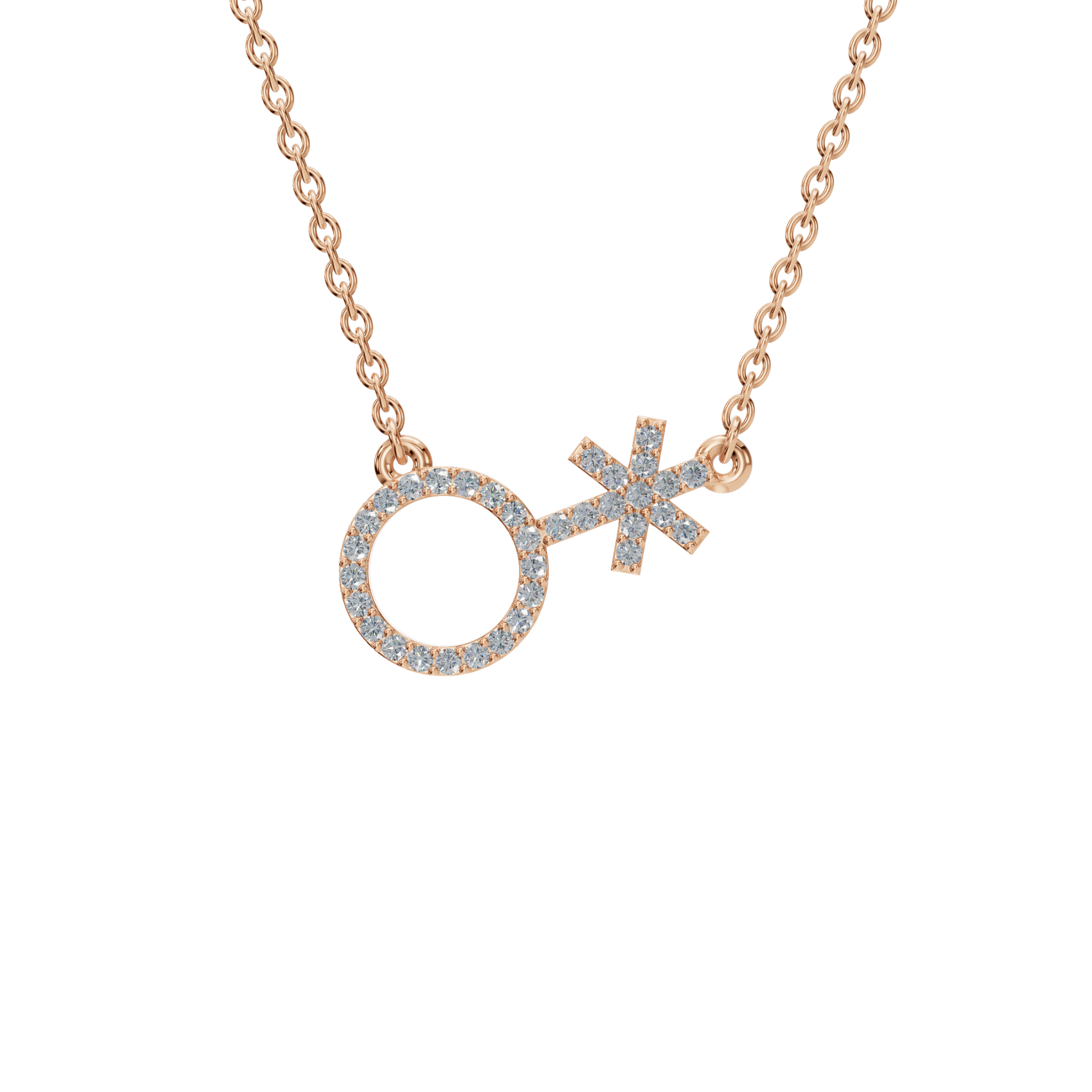 Radiant Diamond Feminine Necklace - Modern Festival Jewelry for Her