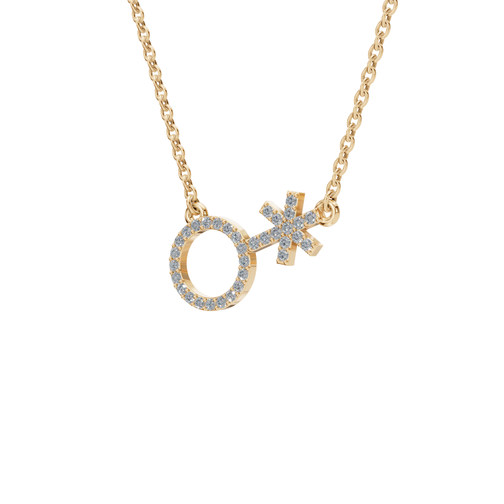 Radiant Diamond Feminine Necklace - Modern Festival Jewelry for Her