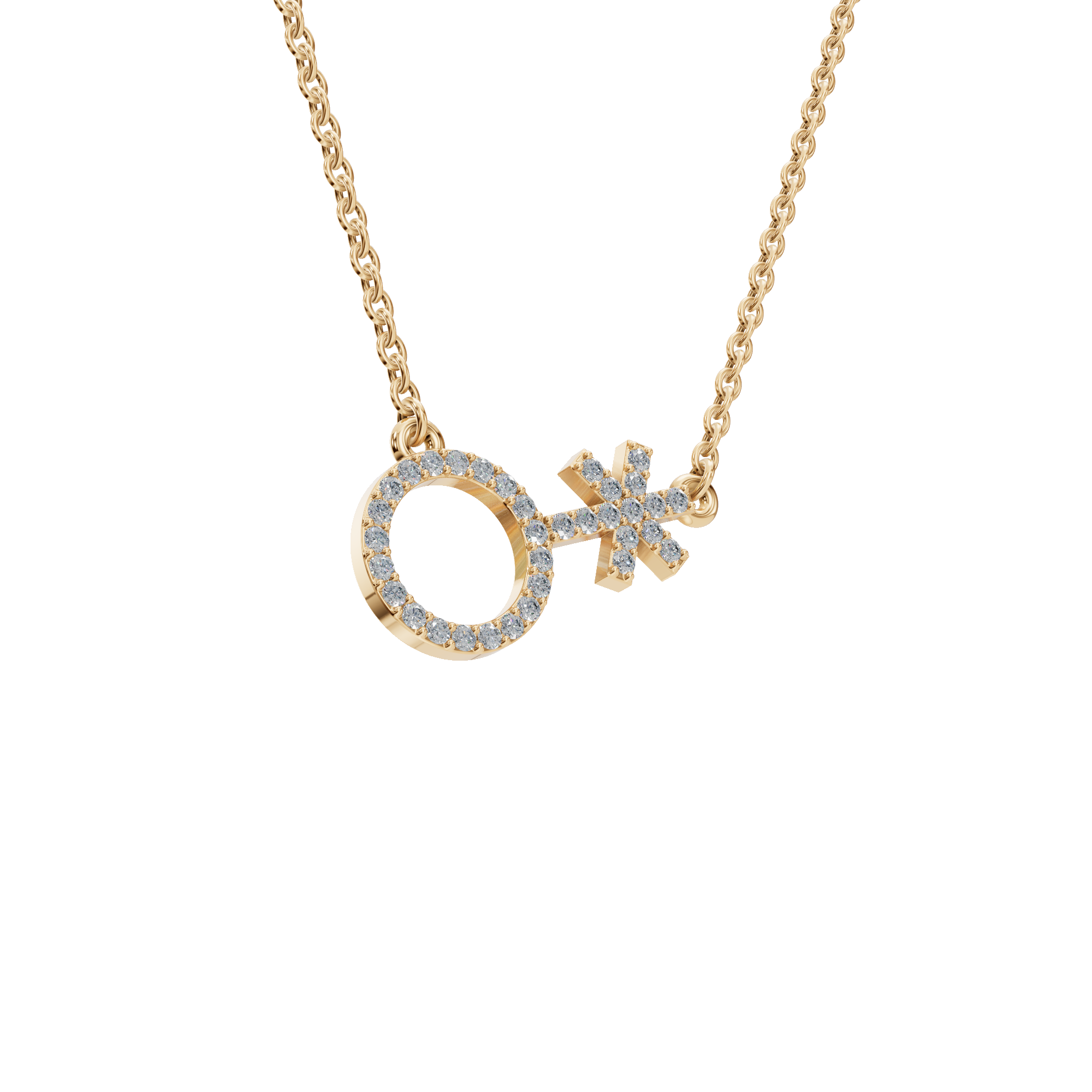 Radiant Diamond Feminine Necklace - Modern Festival Jewelry for Her