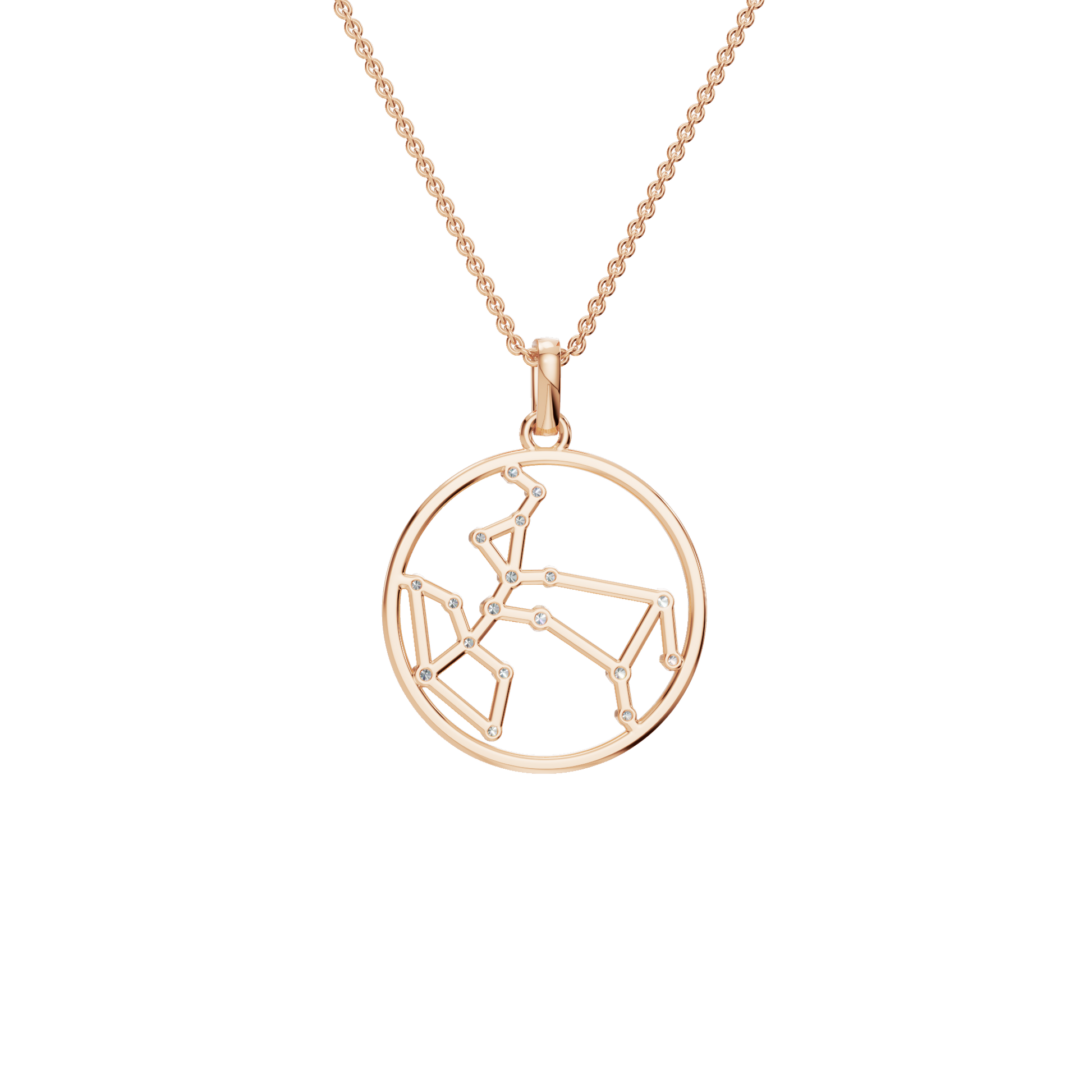 Sagittarius Celestial Arrow Lab Grown Diamond Pendant