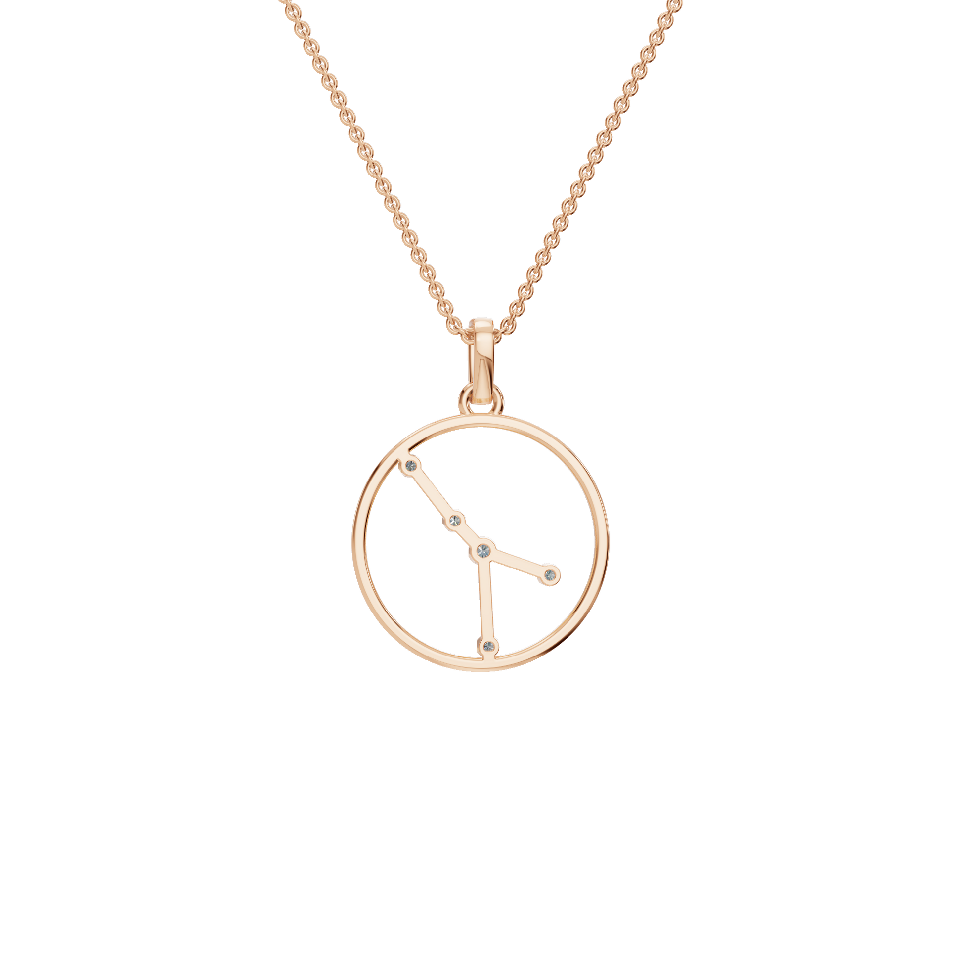 Taurus Star Sign Diamond Charm in Gold – Elegant Mother’s Day