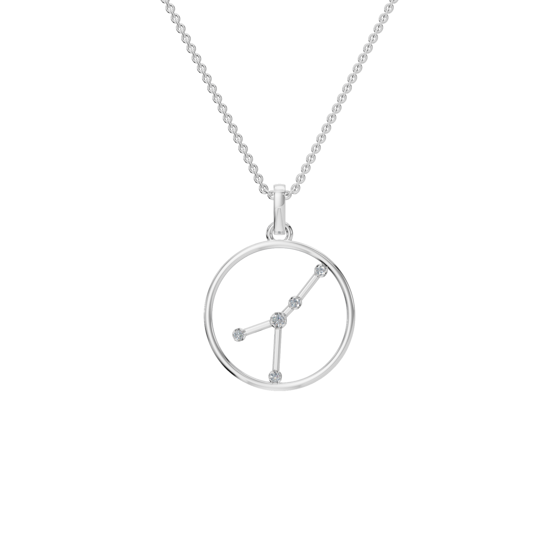 Taurus Star Sign Diamond Charm in Gold – Elegant Mother’s Day