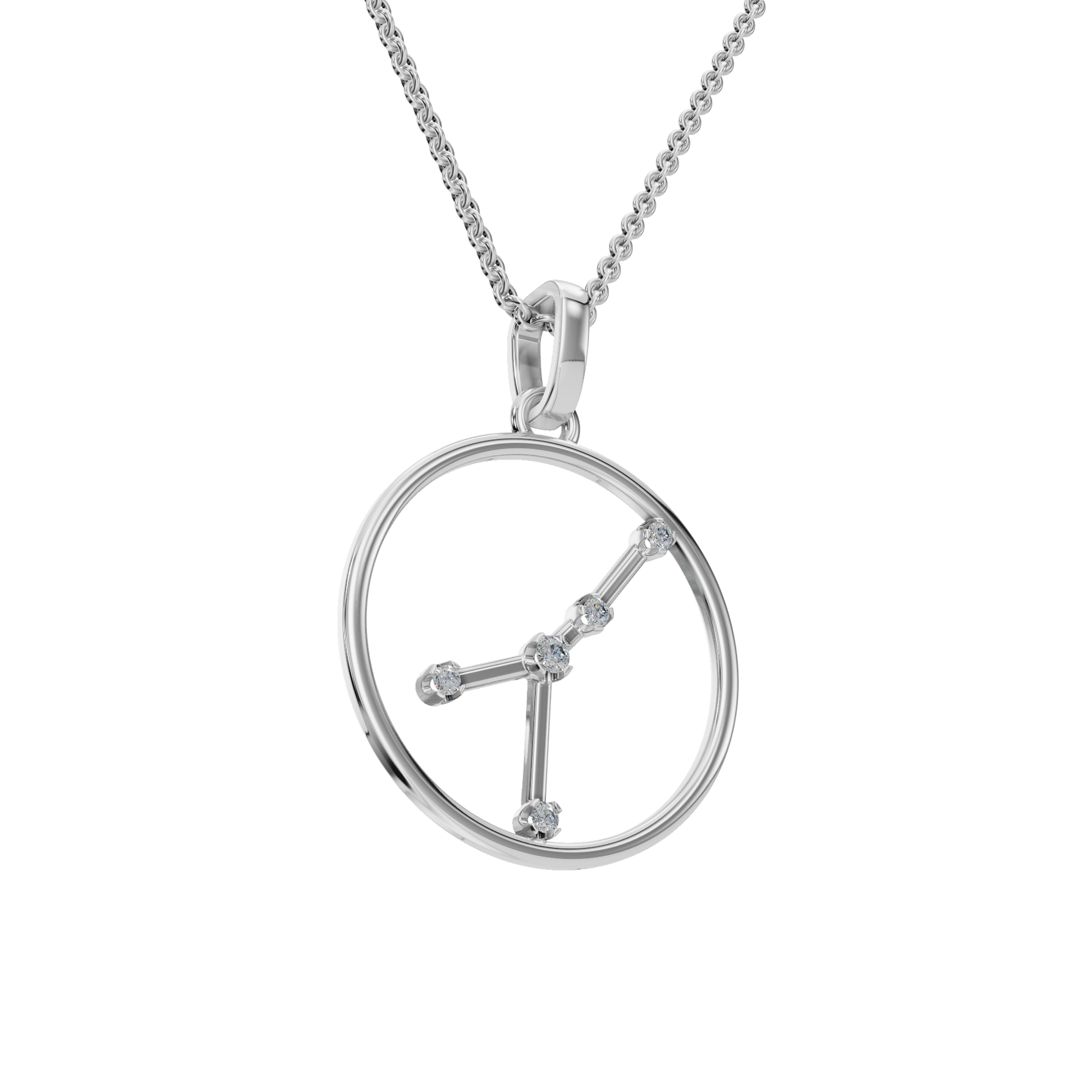 Taurus Star Sign Diamond Charm in Gold – Elegant Mother’s Day