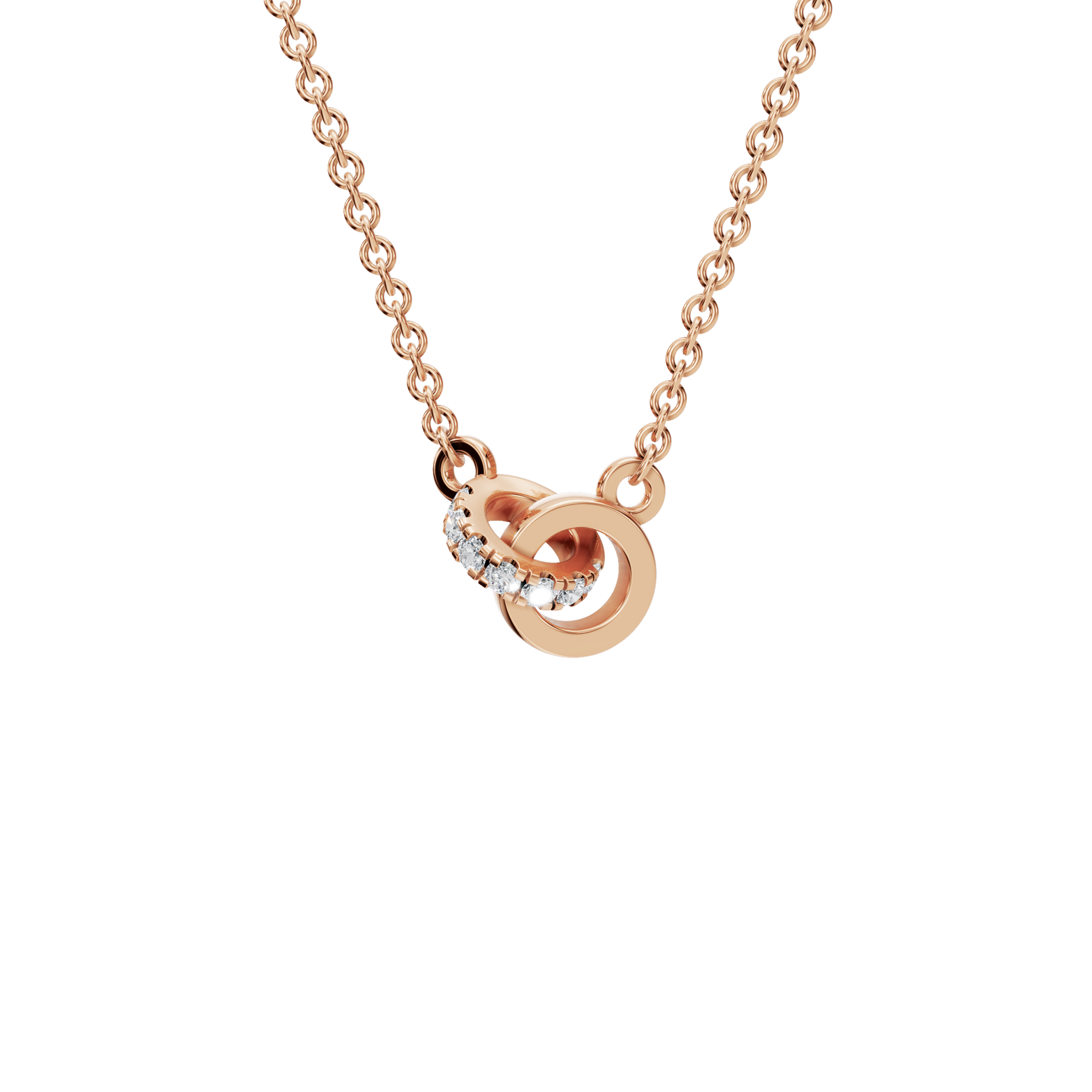 Infinity Embrace Diamond Circle Necklace –  Mother’s Day Gift