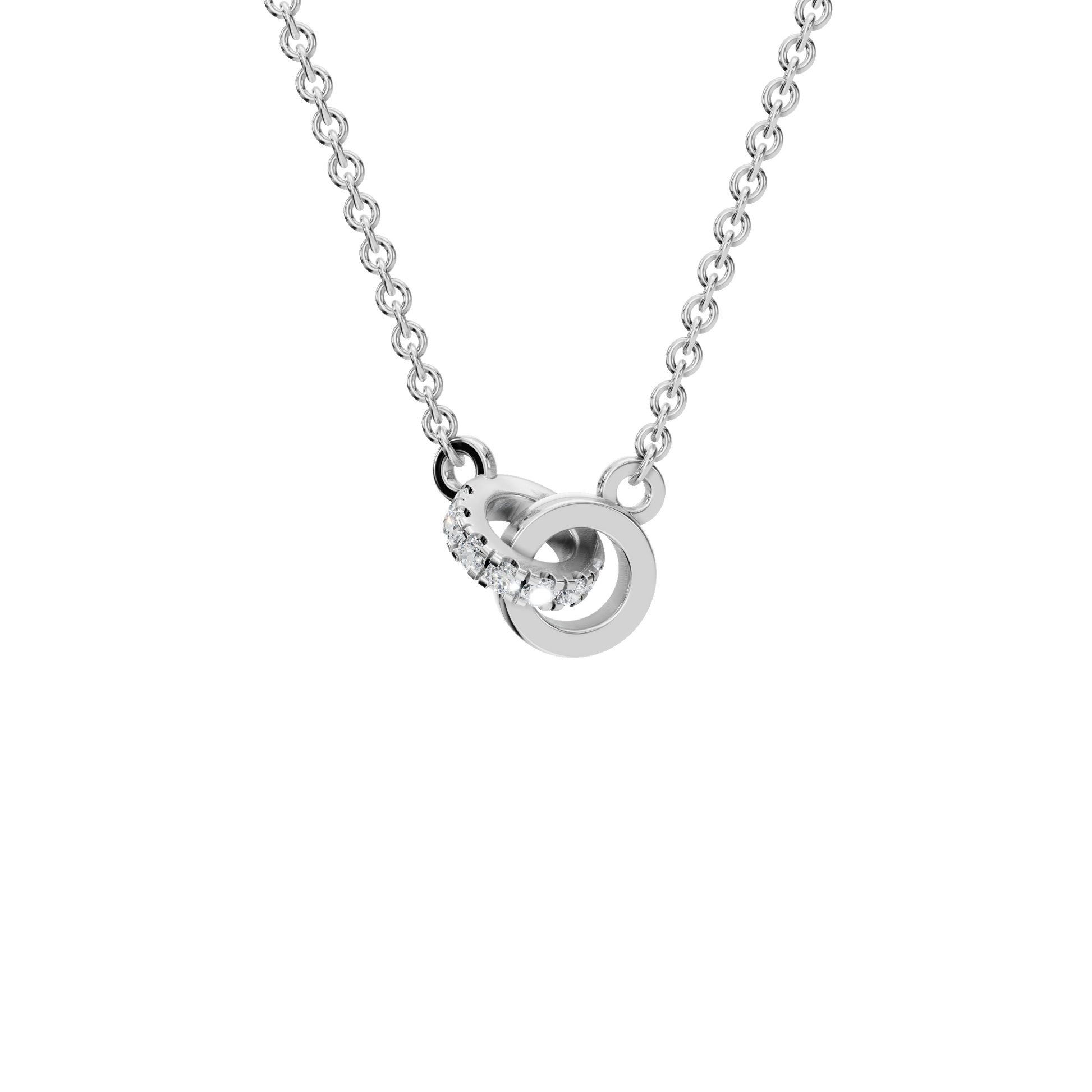 Infinity Embrace Diamond Circle Necklace –  Mother’s Day Gift