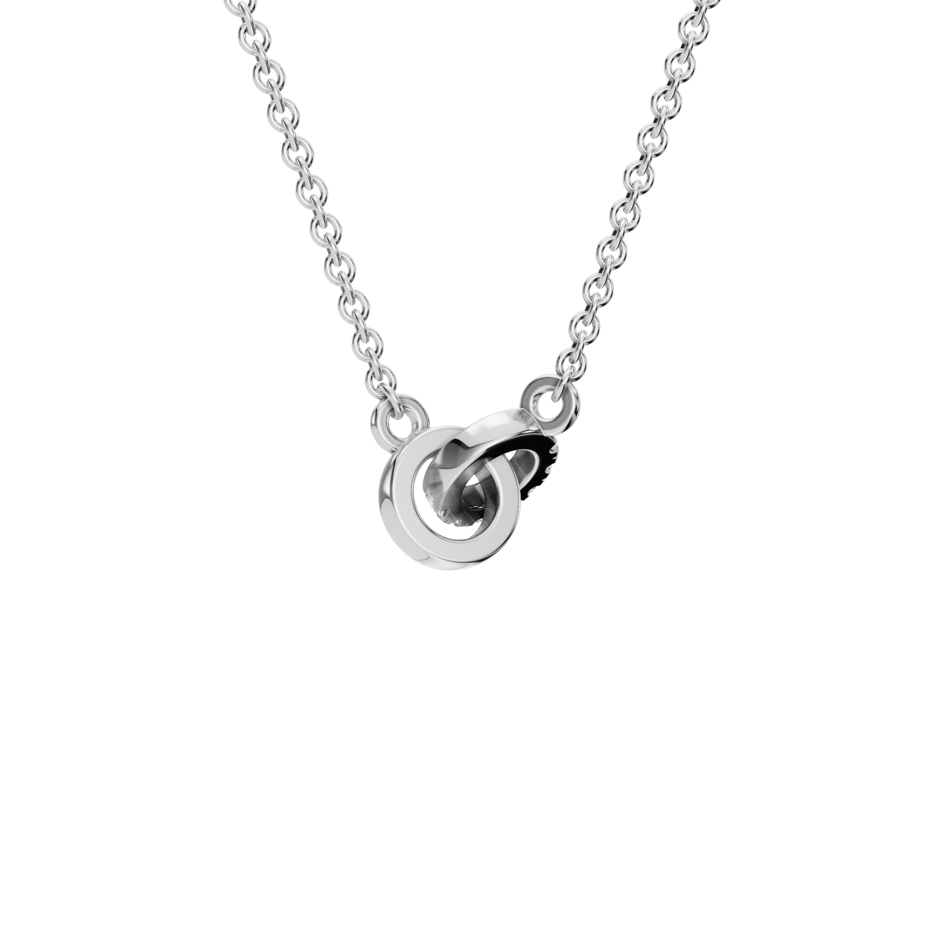 Infinity Embrace Diamond Circle Necklace –  Mother’s Day Gift