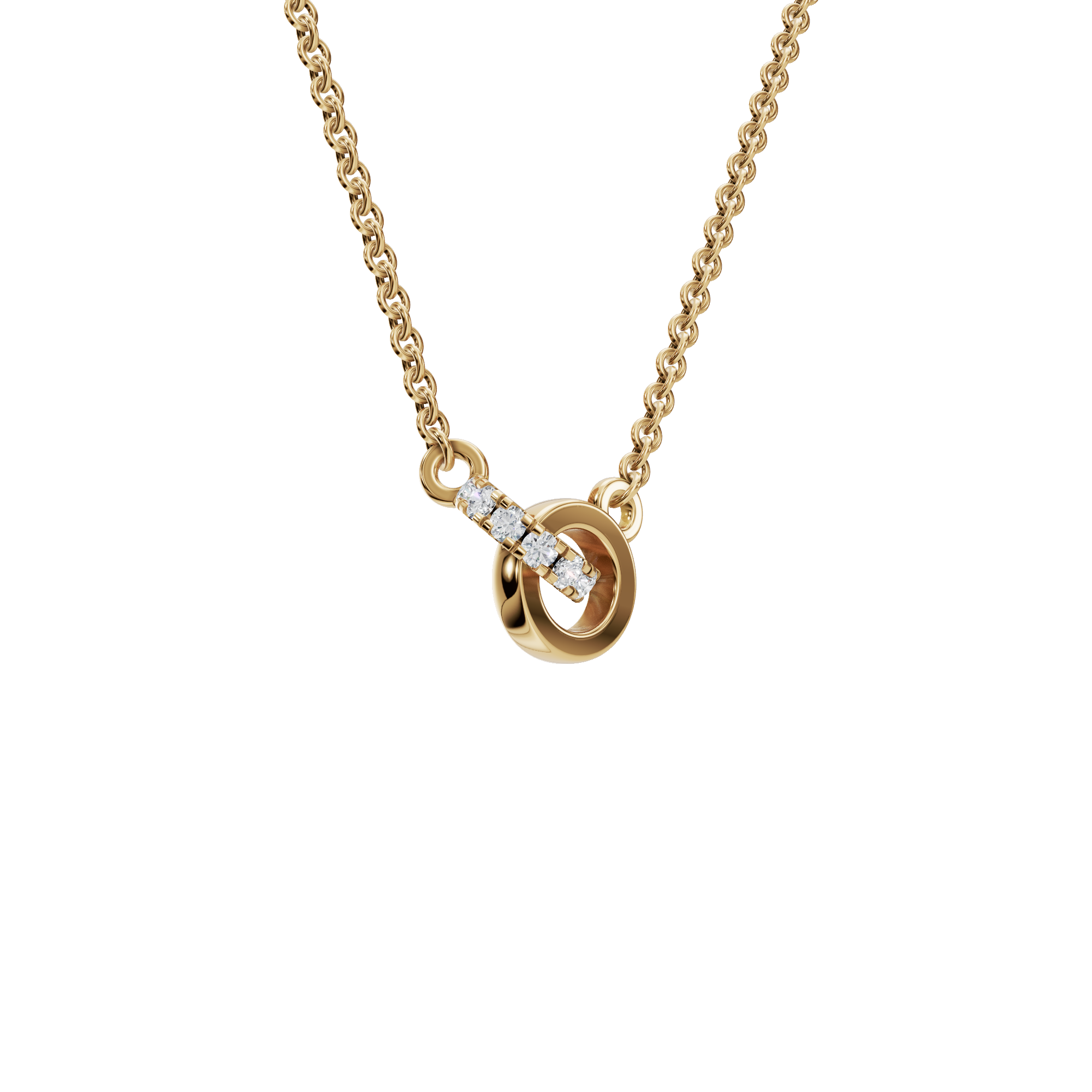 Infinity Embrace Diamond Circle Necklace –  Mother’s Day Gift