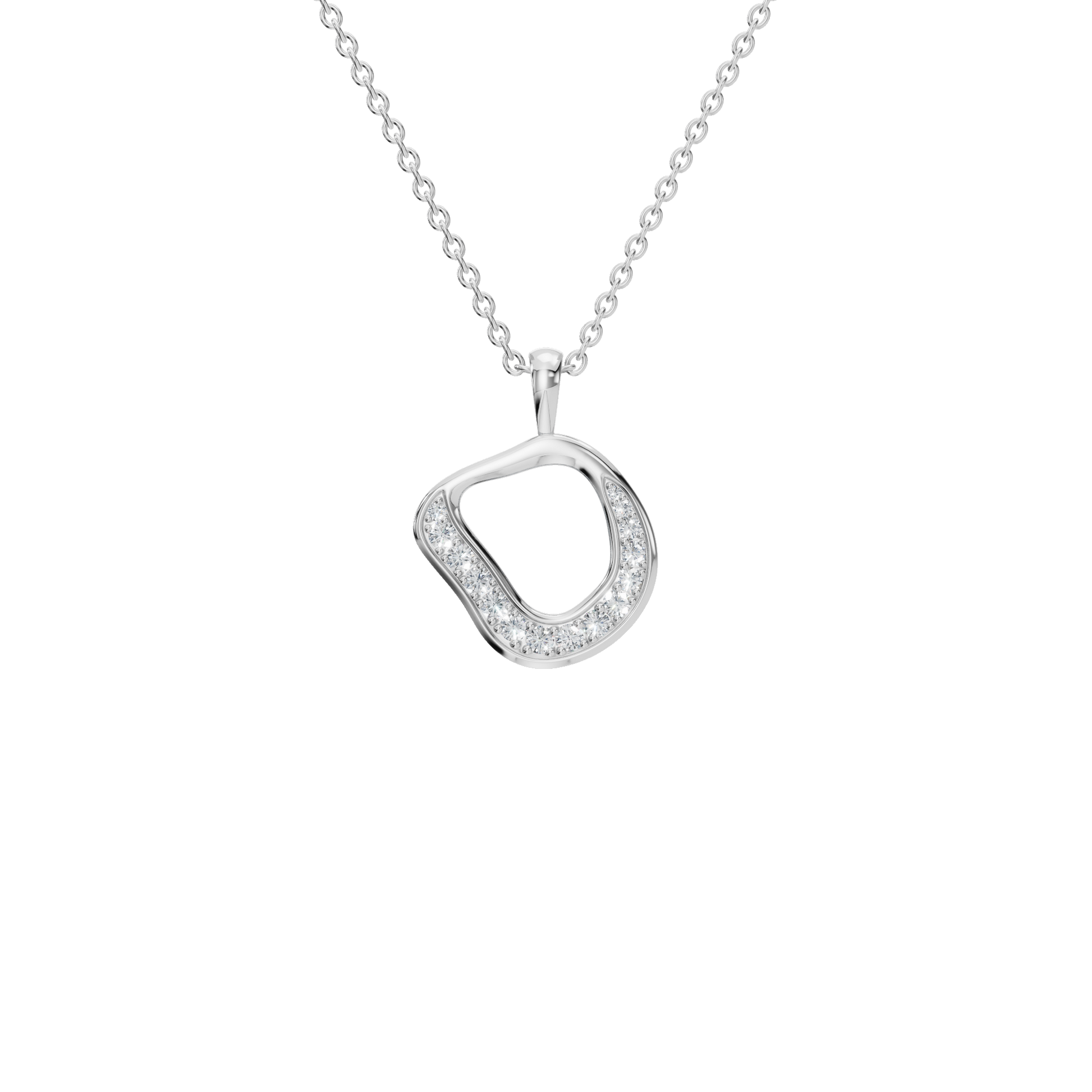 Eclipse Drift Lab Grown Diamond Gold Pendant
