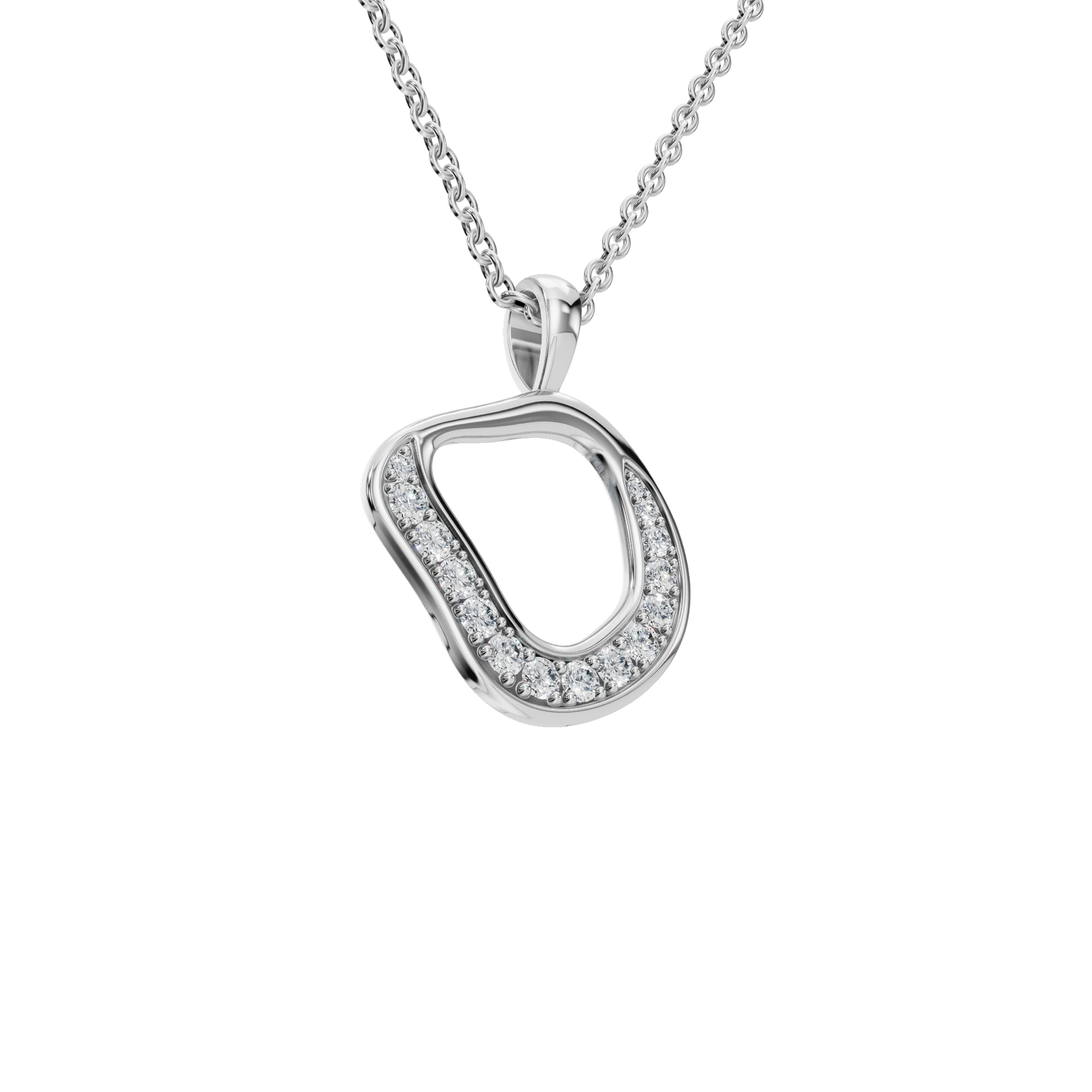 Eclipse Drift Lab Grown Diamond Gold Pendant