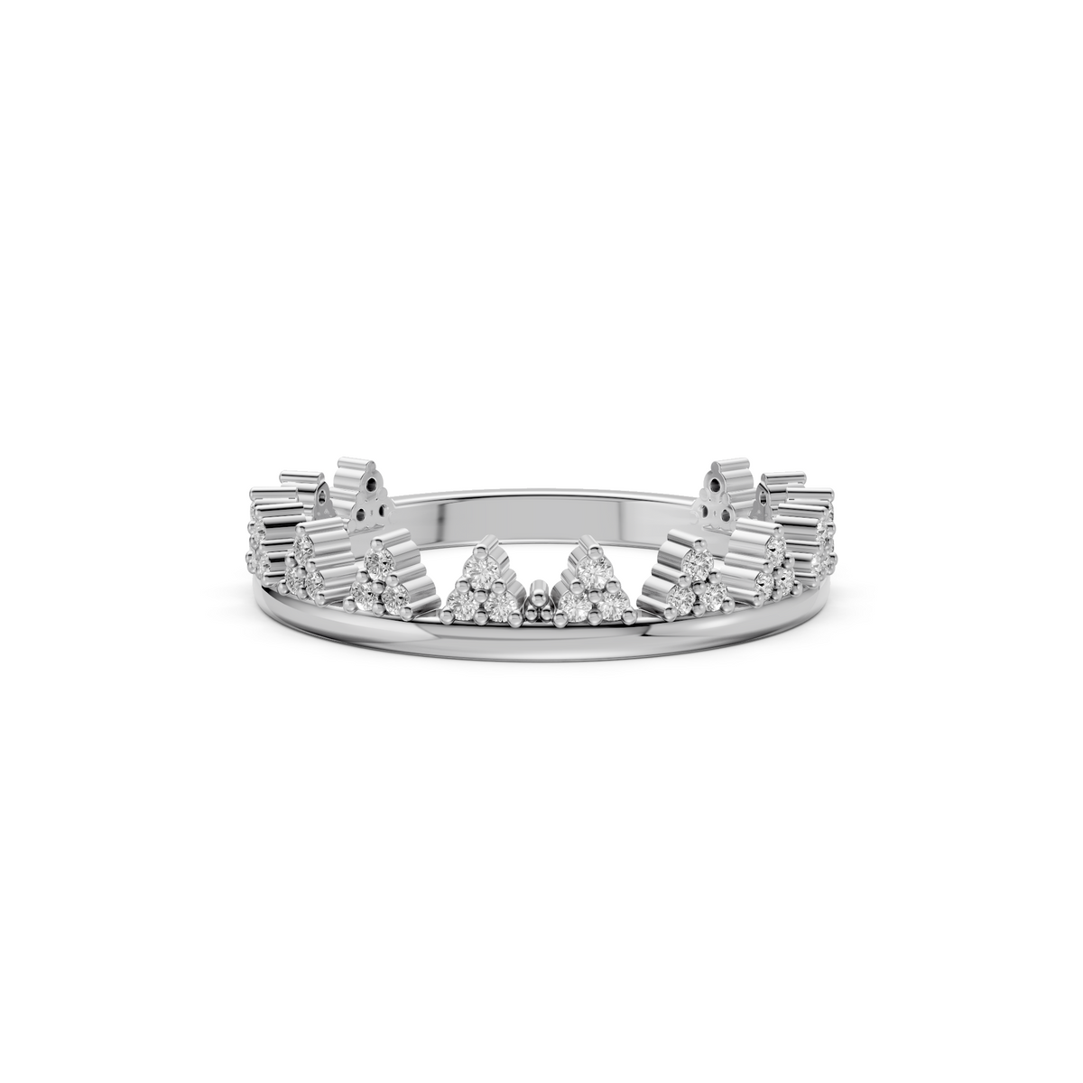 Nova Diamond Stackable Band Ring in Gold