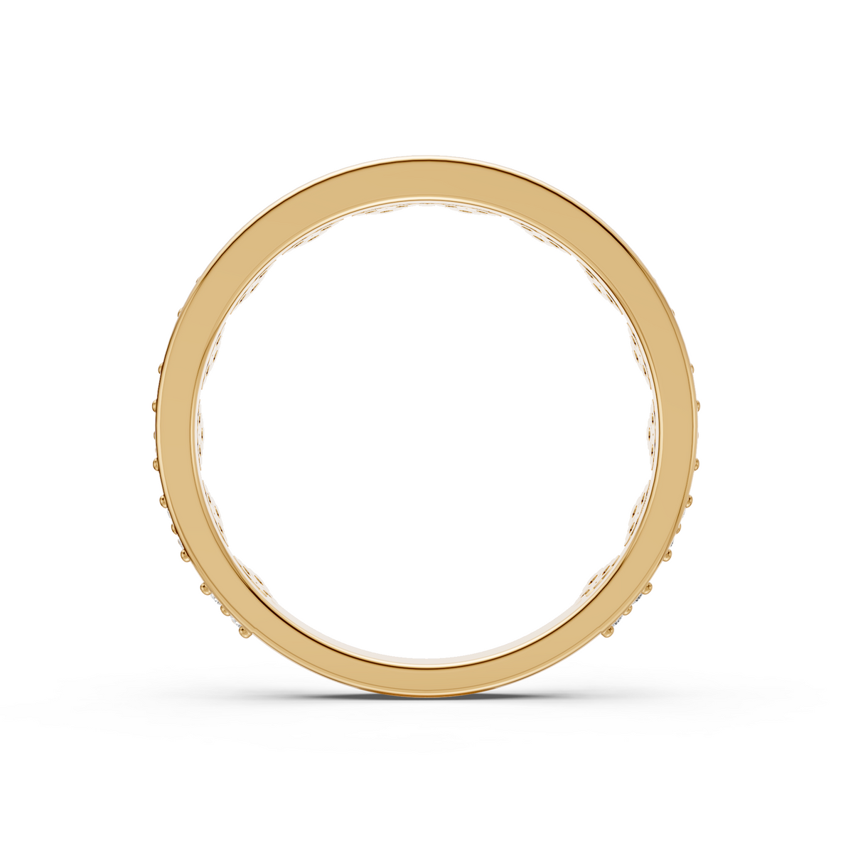 Nova Diamond Stackable Band Ring in Gold