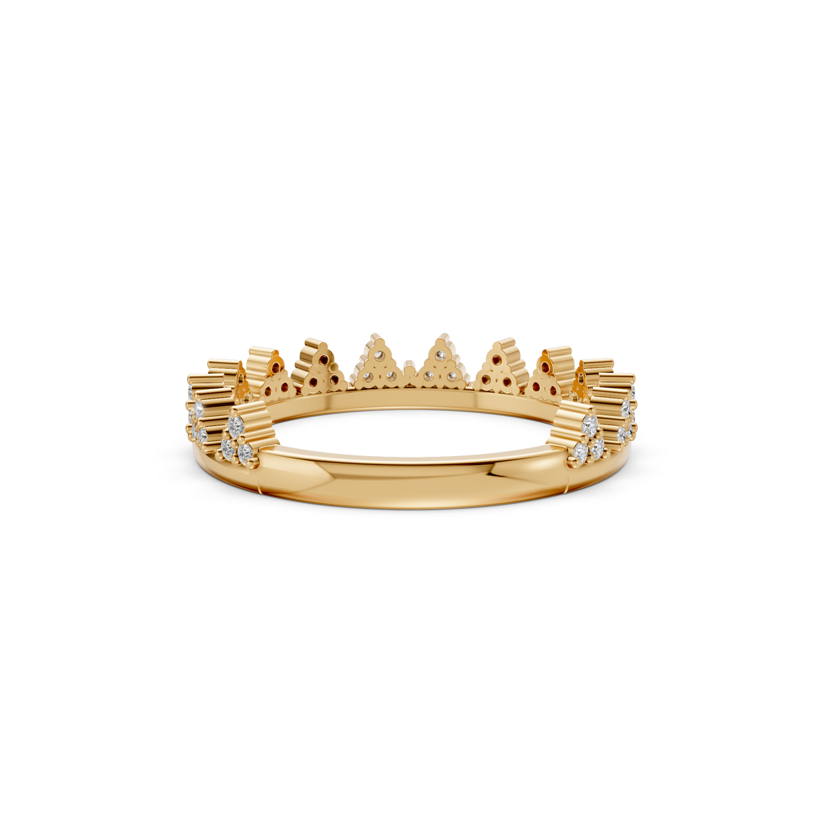 Nova Diamond Stackable Band Ring in Gold