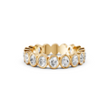 Celeste Full Eternity Oval Diamond Stackable Band