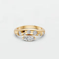Seraphina Marquise & Round Diamond Bypass Ring